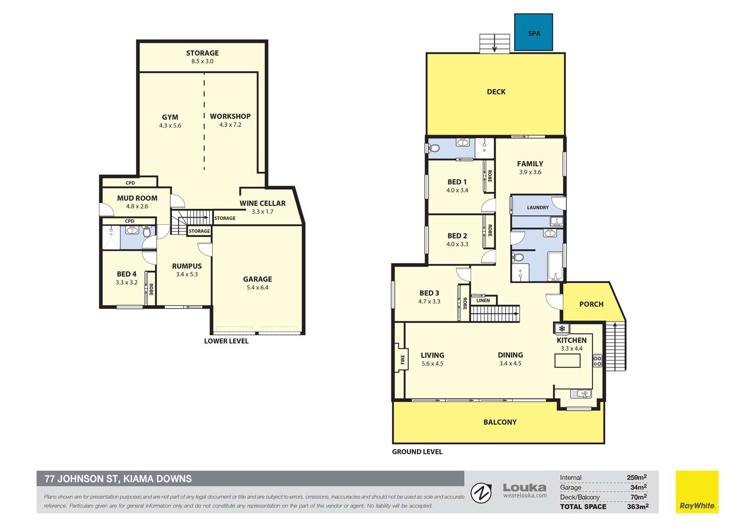 Floorplan of Homely house listing, 77 Johnson Street, Kiama Downs NSW 2533