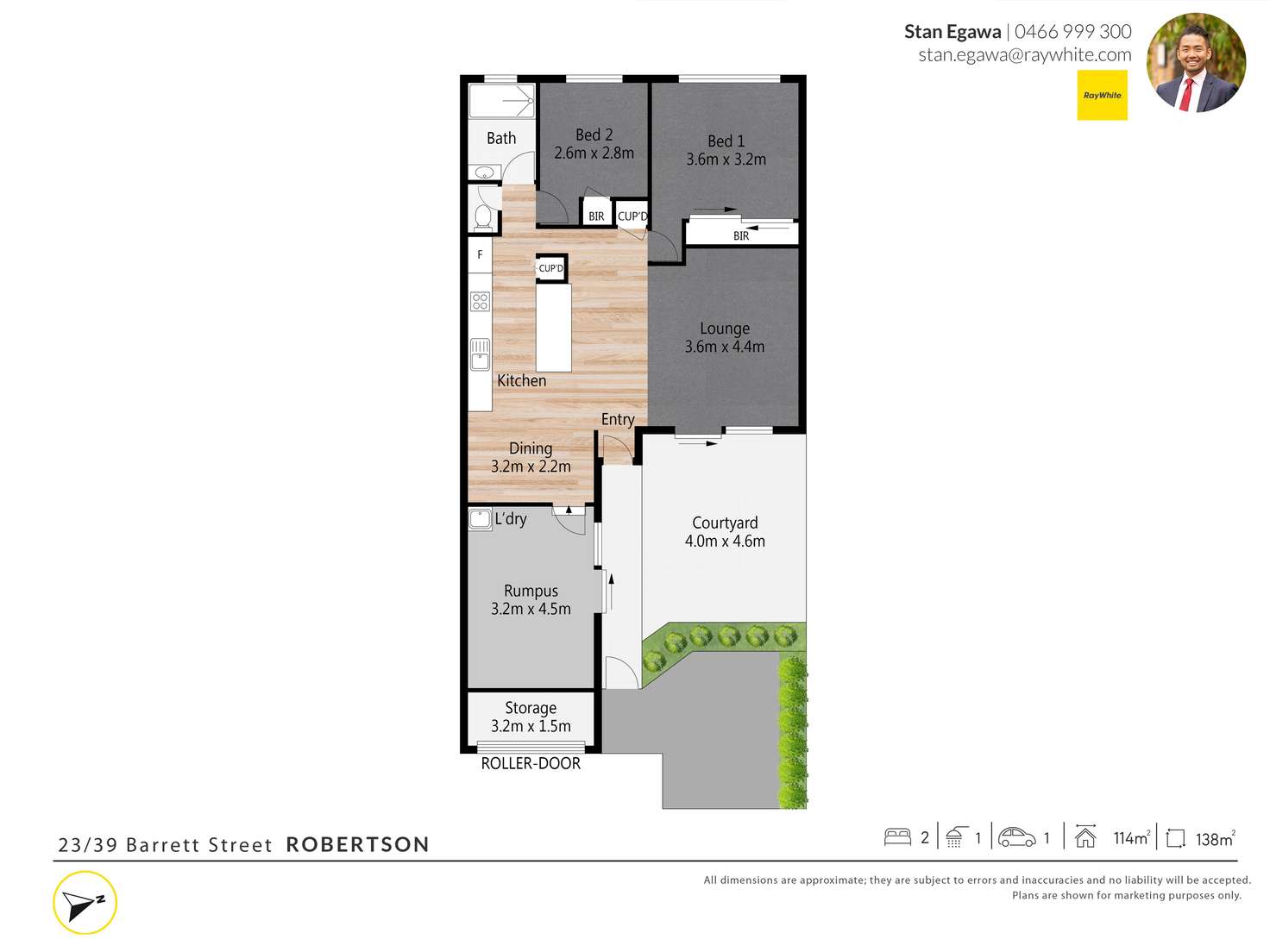 Floorplan of Homely villa listing, 23/39 Barrett Street, Robertson QLD 4109