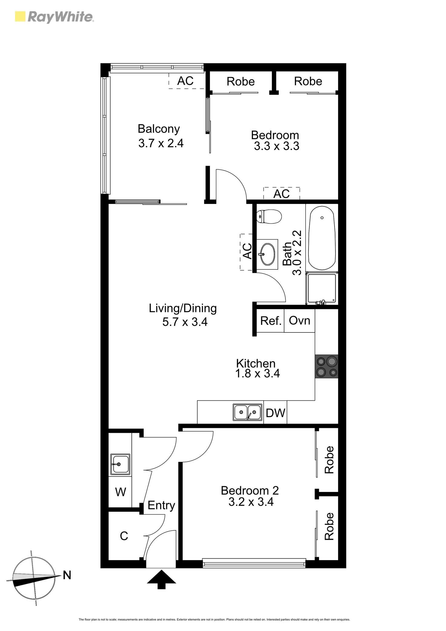 Floorplan of Homely apartment listing, 106/90 White Street, Mordialloc VIC 3195