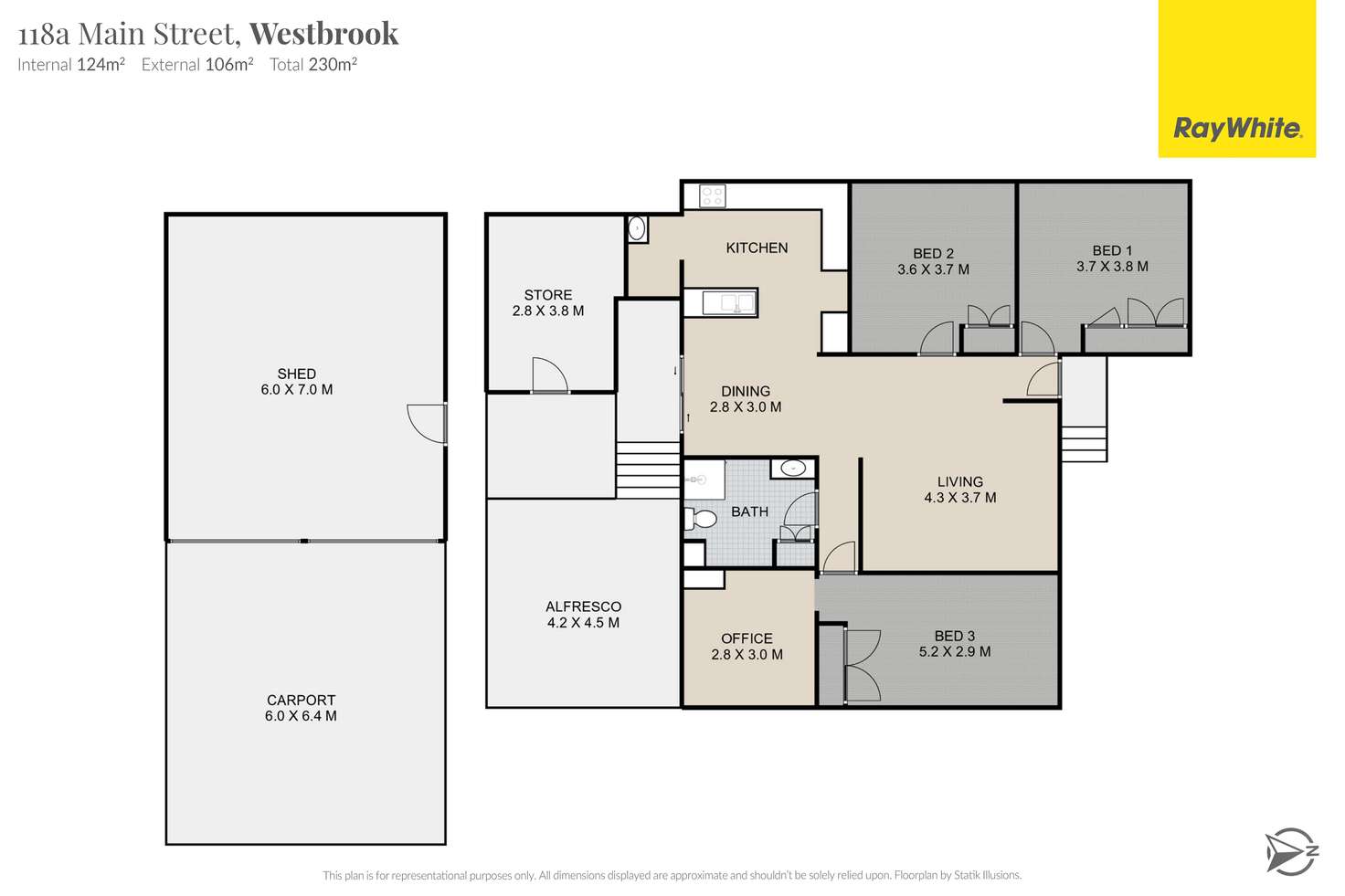 Floorplan of Homely house listing, 118a Main Street, Westbrook QLD 4350
