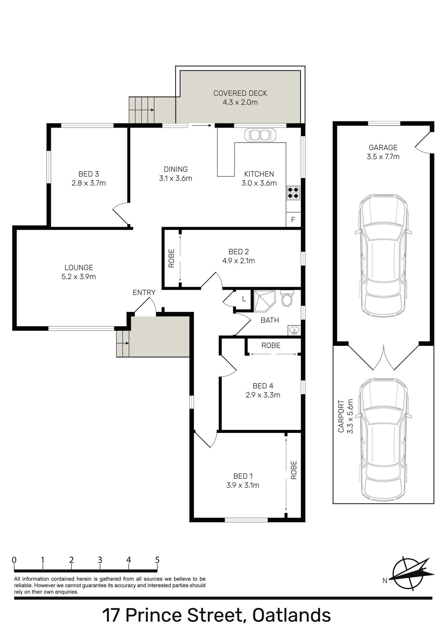 Floorplan of Homely house listing, 17 Prince Street, Oatlands NSW 2117