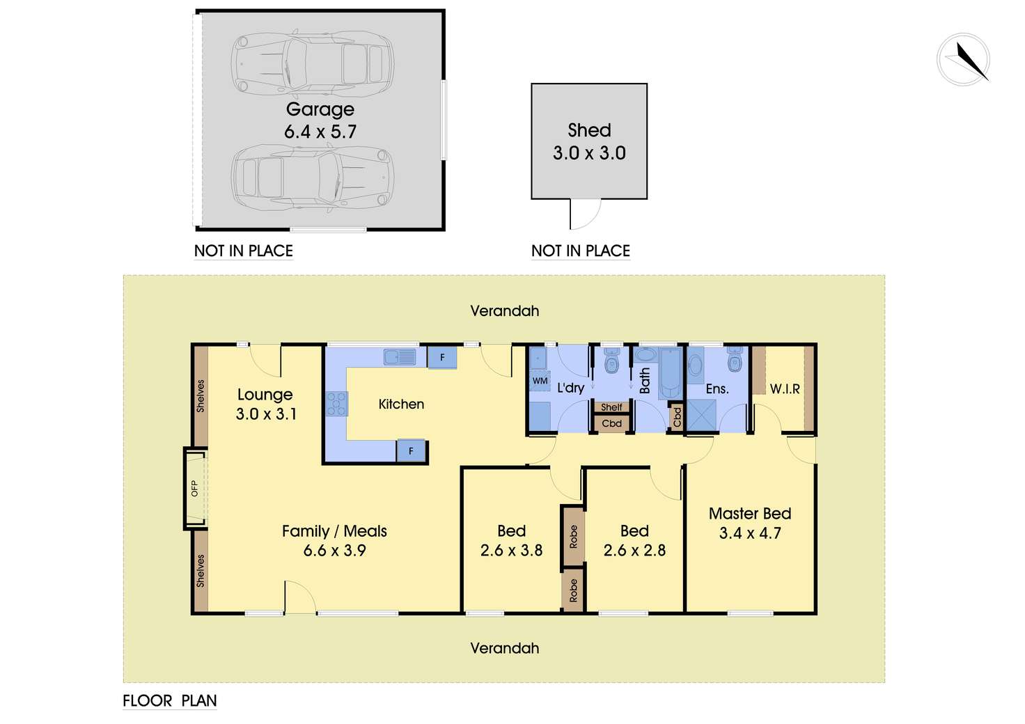 Floorplan of Homely house listing, 134 Meander Road, Hurstbridge VIC 3099
