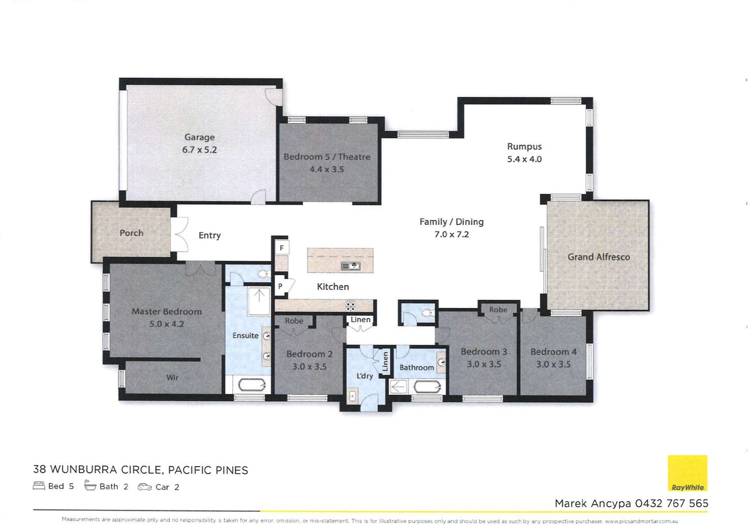 Floorplan of Homely house listing, 38 Wunburra Circle, Pacific Pines QLD 4211