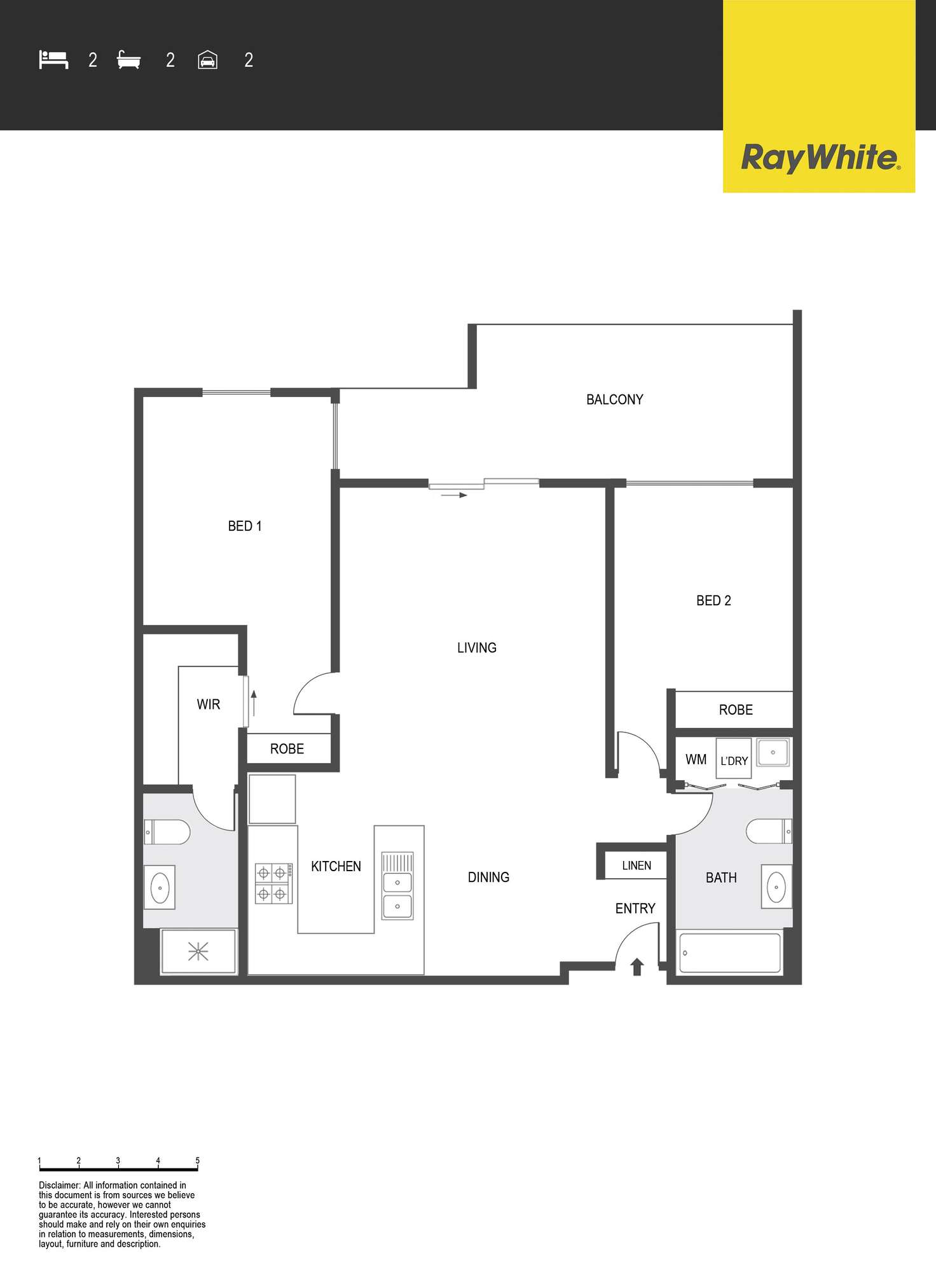 Floorplan of Homely apartment listing, 38/10 Burke Crescent, Kingston ACT 2604