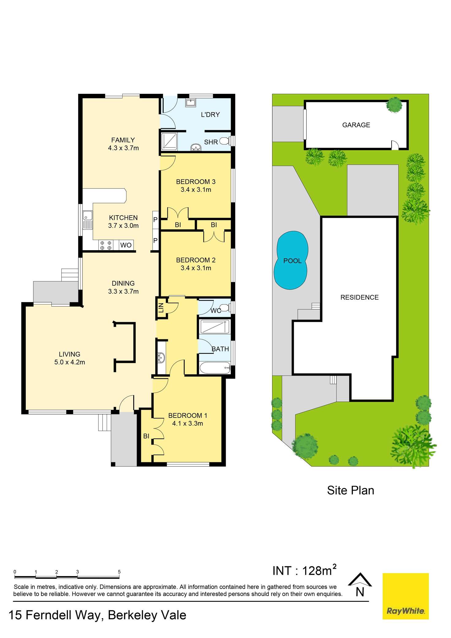 Floorplan of Homely house listing, 15 Ferndell Way, Berkeley Vale NSW 2261