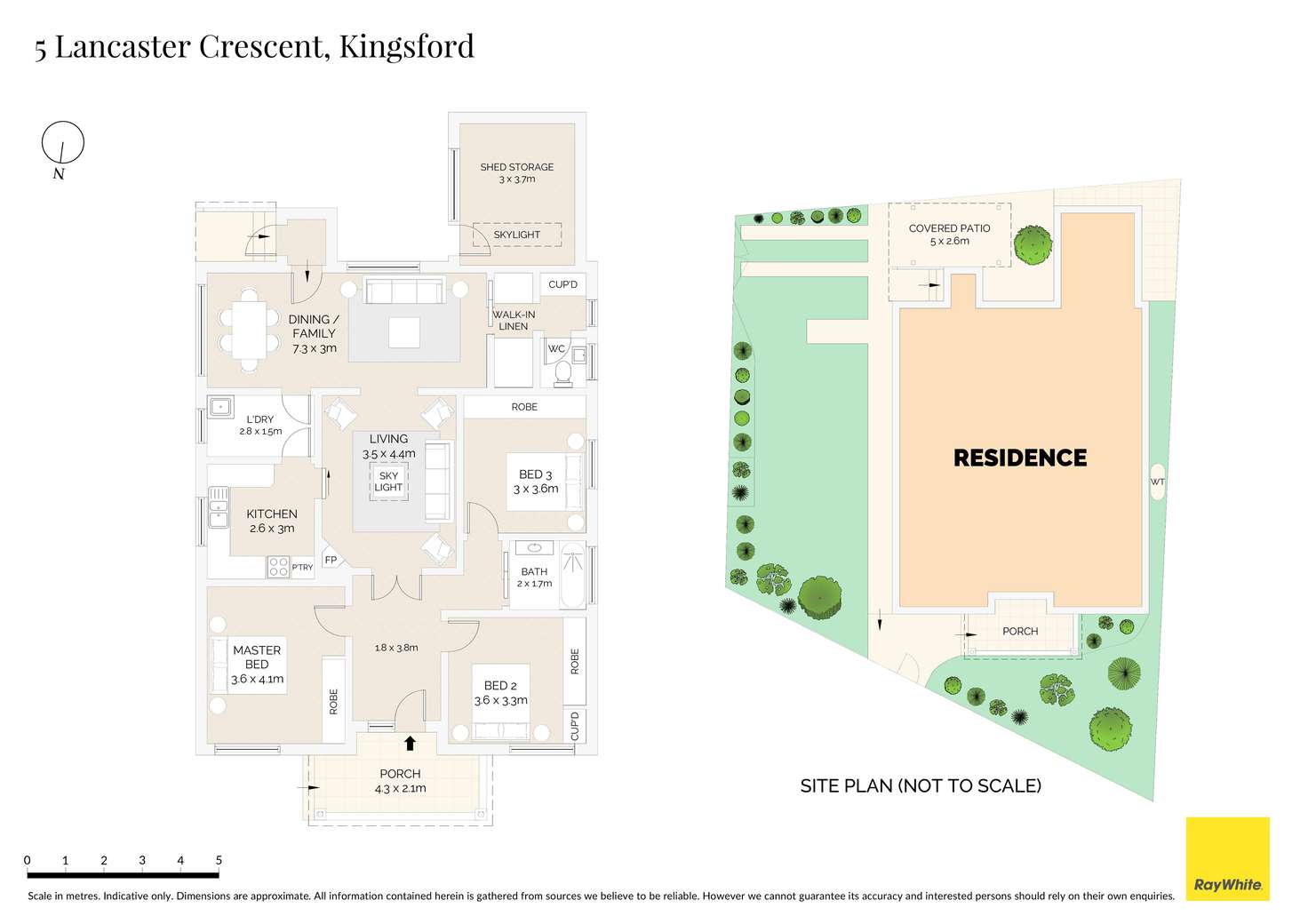 Floorplan of Homely house listing, 5 Lancaster Crescent, Kingsford NSW 2032