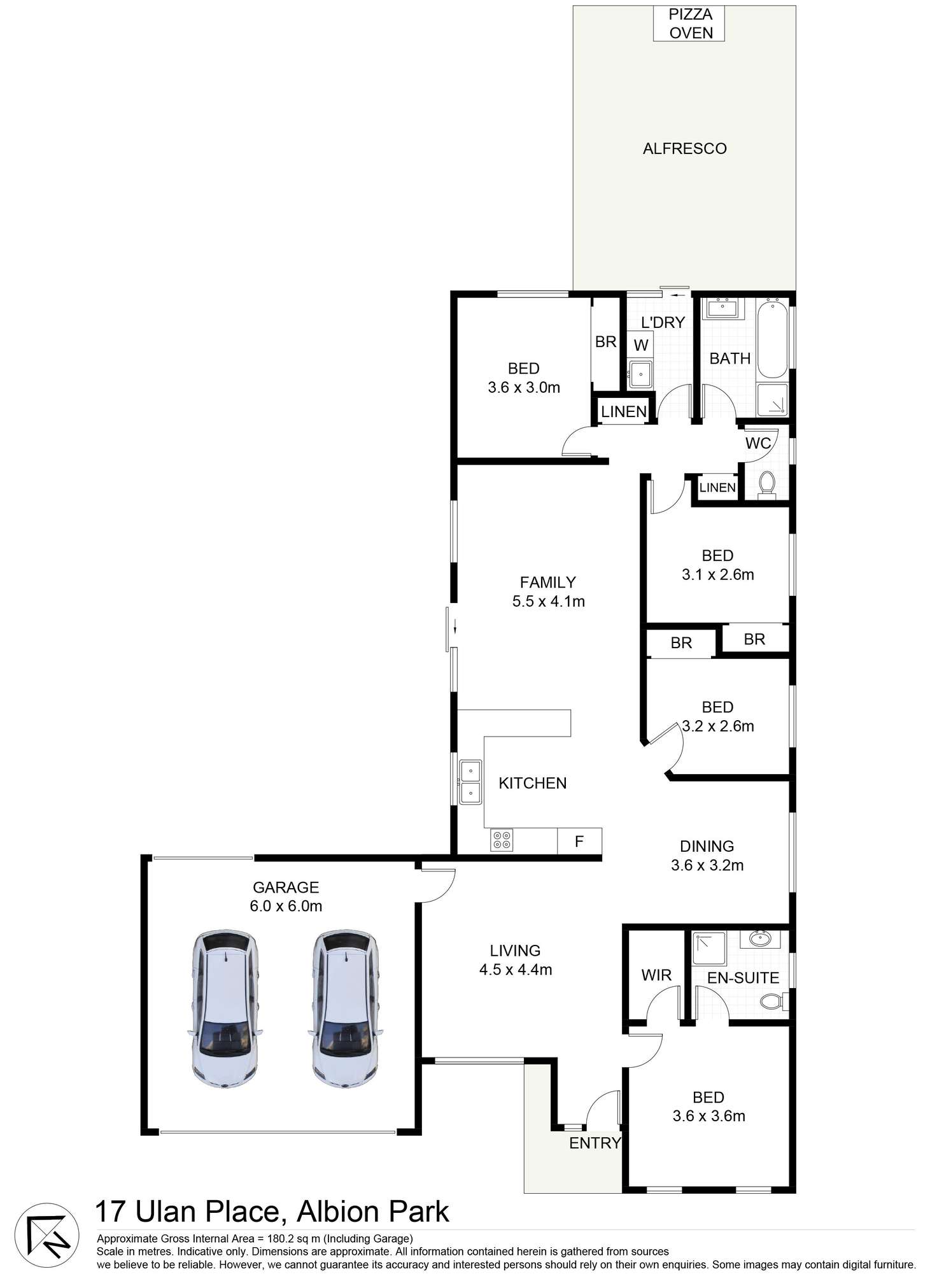 Floorplan of Homely house listing, 17 Ulan Place, Albion Park NSW 2527