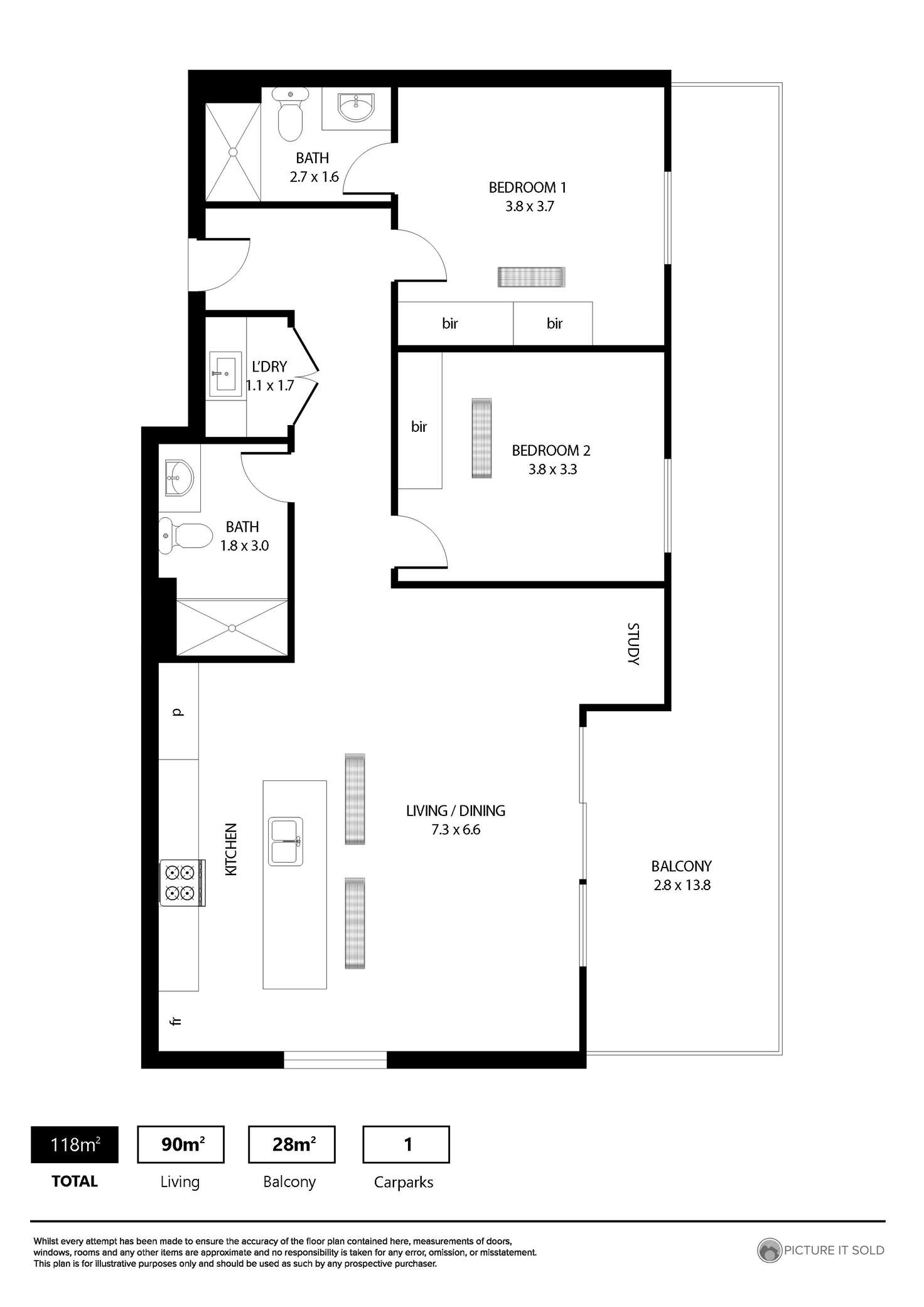 Floorplan of Homely apartment listing, 103/56 Greenhill Road, Wayville SA 5034