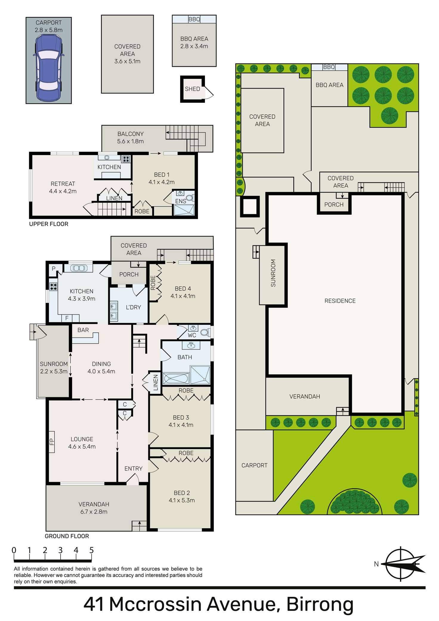 Floorplan of Homely house listing, 41 McCrossin Avenue, Birrong NSW 2143