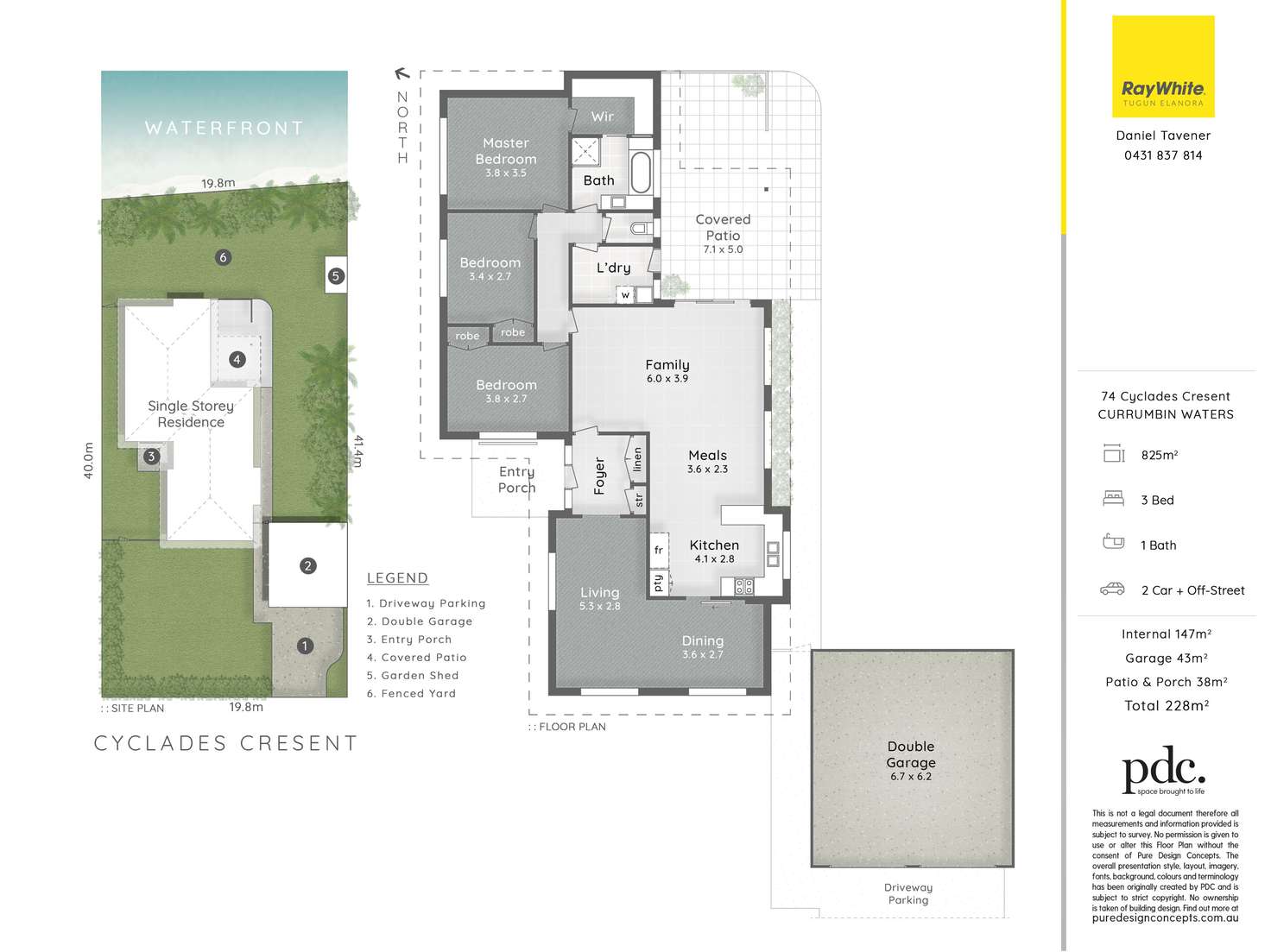 Floorplan of Homely house listing, 74 Cyclades Crescent, Currumbin Waters QLD 4223