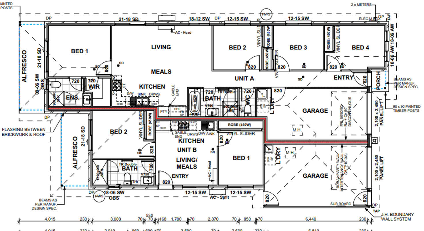 Floorplan of Homely semiDetached listing, B/45 Love Street, Upper Caboolture QLD 4510
