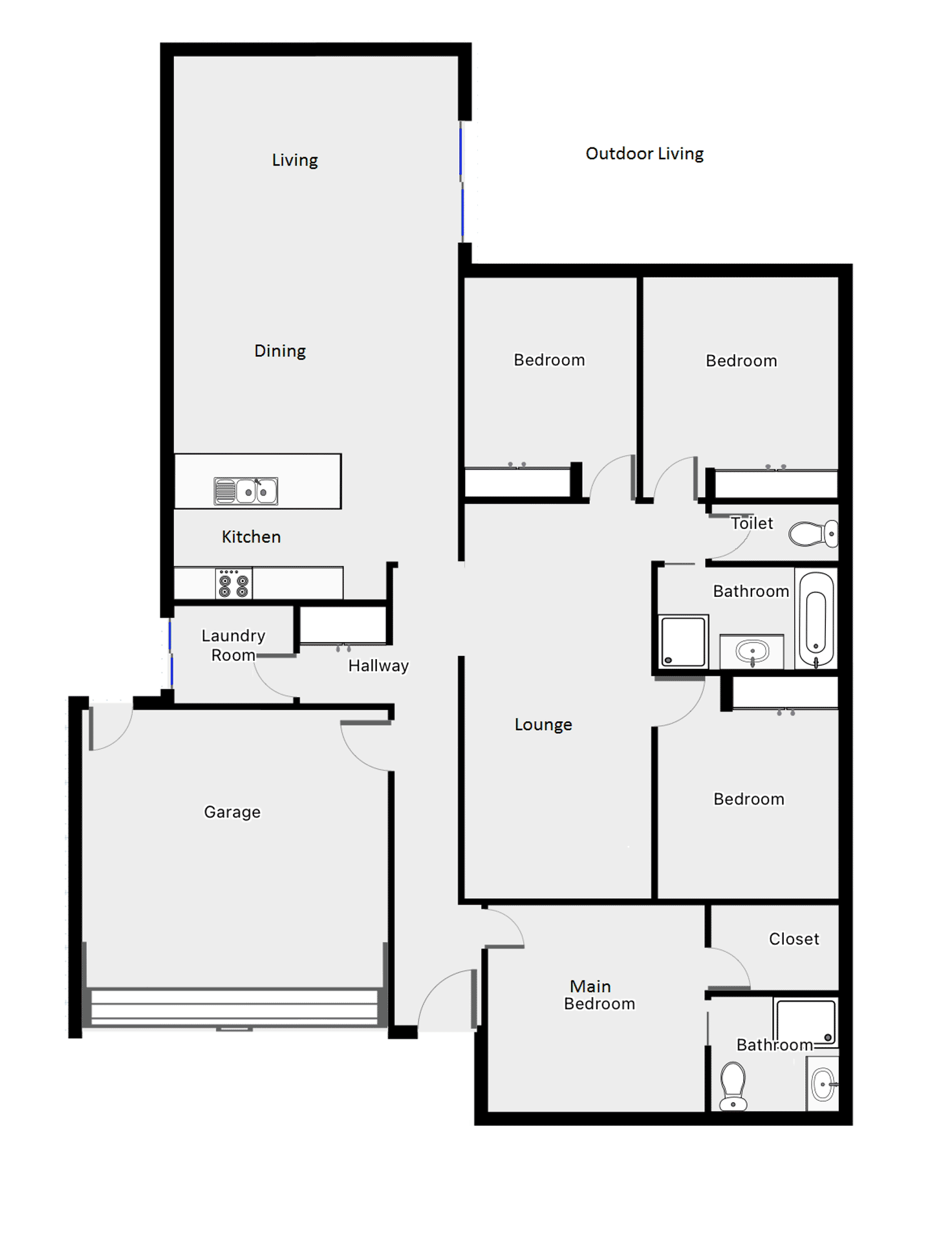 Floorplan of Homely house listing, 28 Ellswood Crescent, Mildura VIC 3500