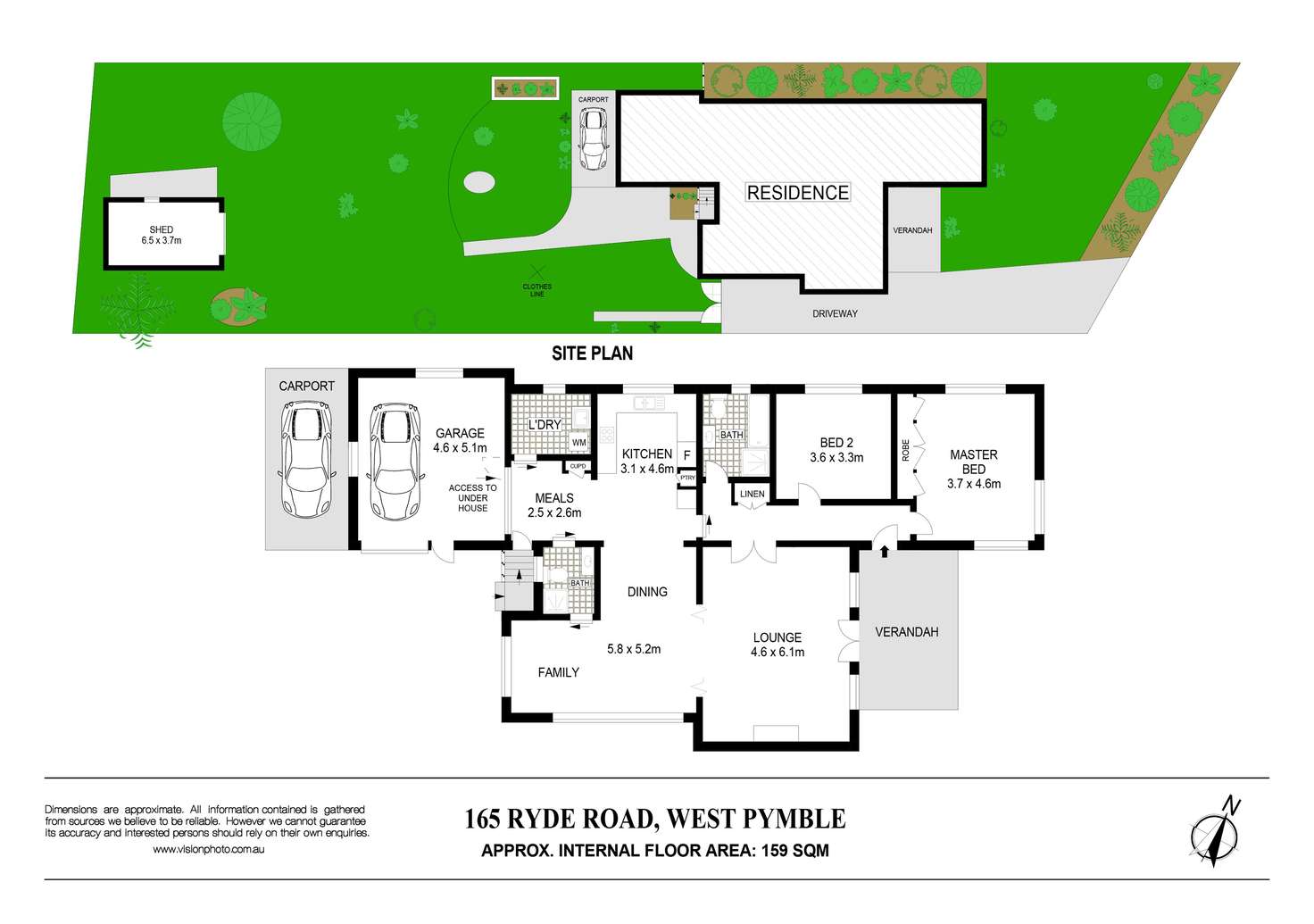 Floorplan of Homely house listing, 165 Ryde Road, West Pymble NSW 2073