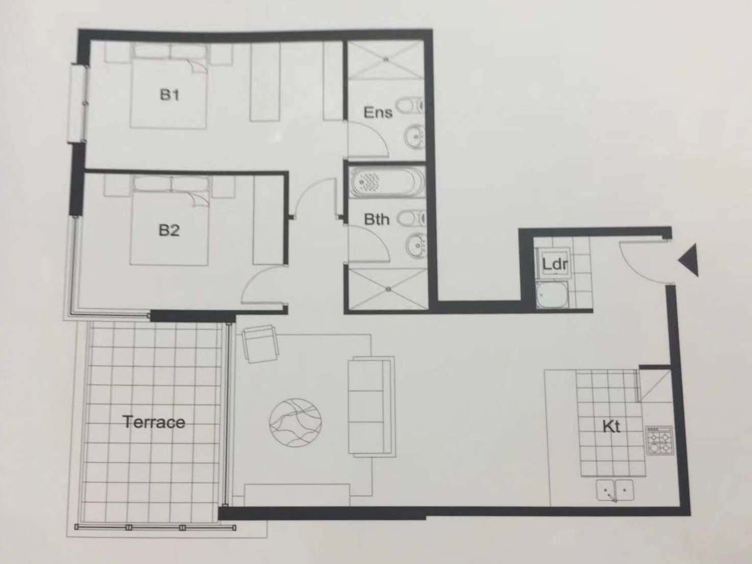 Floorplan of Homely apartment listing, B401/118 Princes Highway, Arncliffe NSW 2205