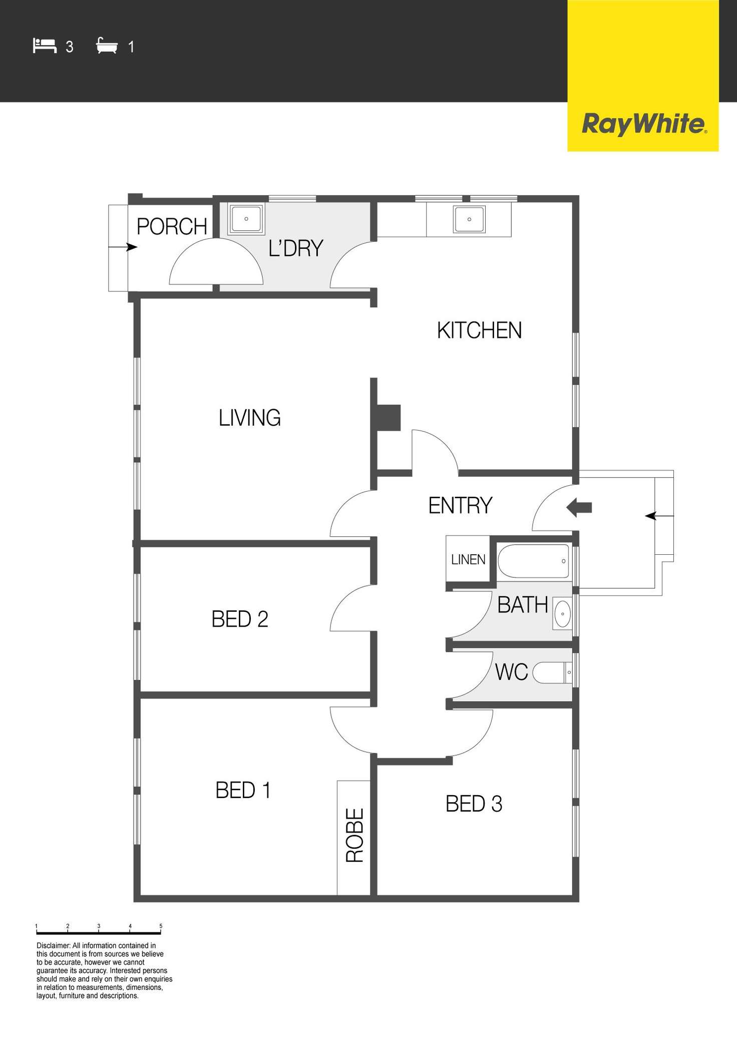 Floorplan of Homely house listing, 3 Crowther Place, Curtin ACT 2605