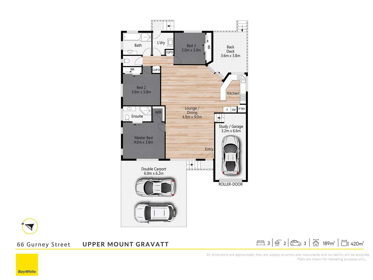 Floorplan of Homely house listing, 66 Gurney Street, Upper Mount Gravatt QLD 4122