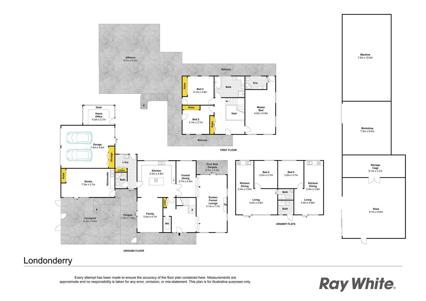 Floorplan of Homely house listing, 25-33 Laurence Road, Londonderry NSW 2753