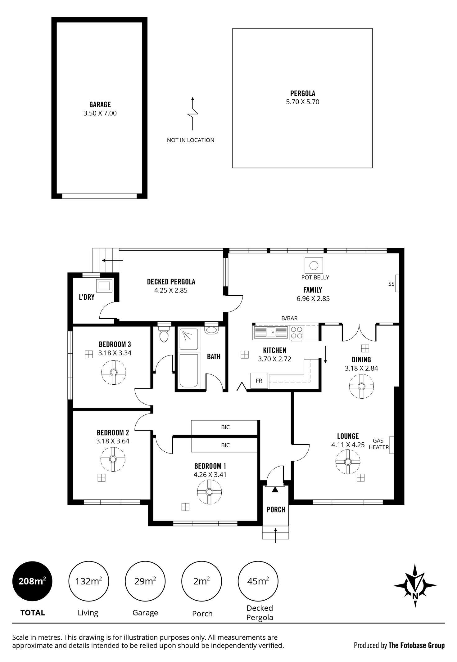 Floorplan of Homely house listing, 6 Alta Mira Crescent, Belair SA 5052