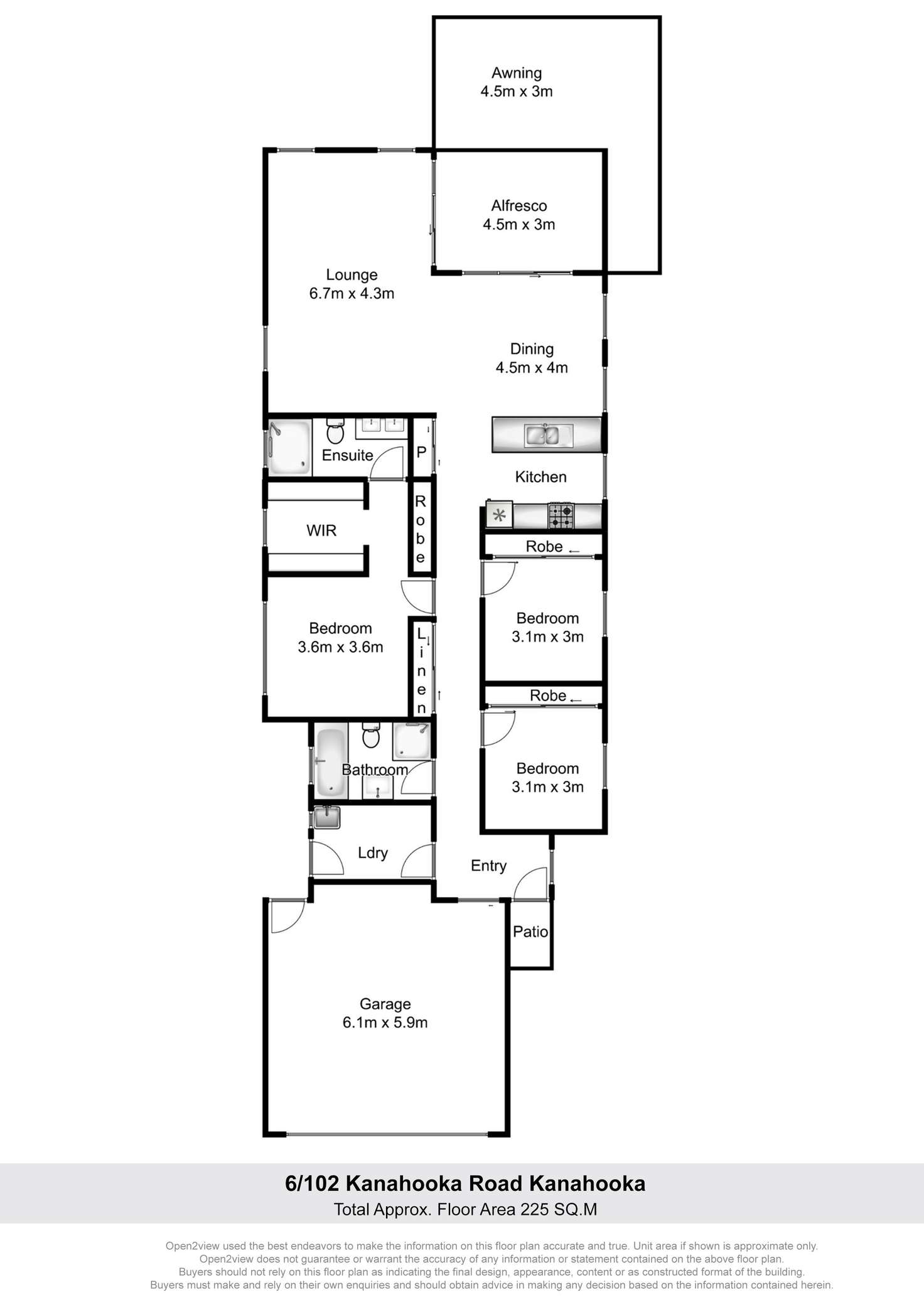 Floorplan of Homely villa listing, 6/102 Kanahooka Road, Kanahooka NSW 2530