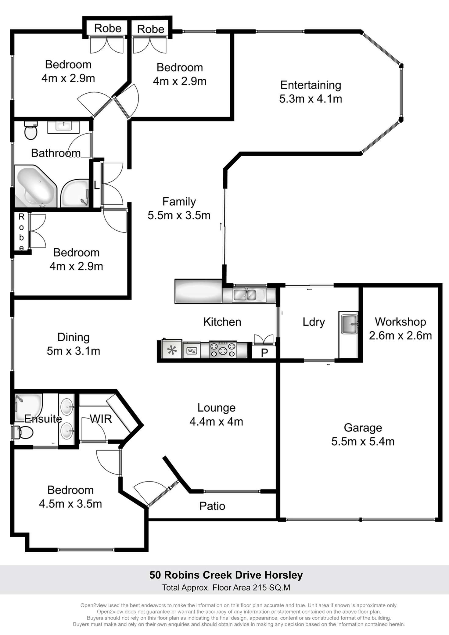 Floorplan of Homely house listing, 50 Robins Creek Drive, Horsley NSW 2530