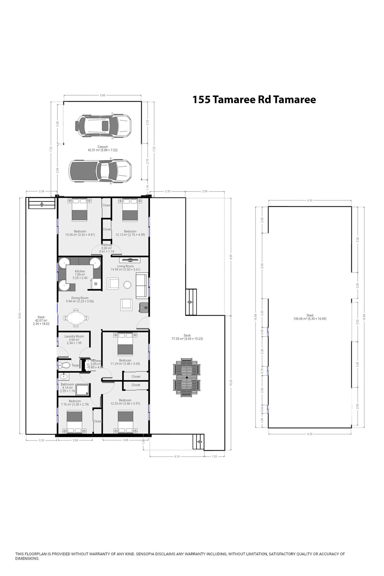 Floorplan of Homely house listing, 155 Tamaree Road, Tamaree QLD 4570