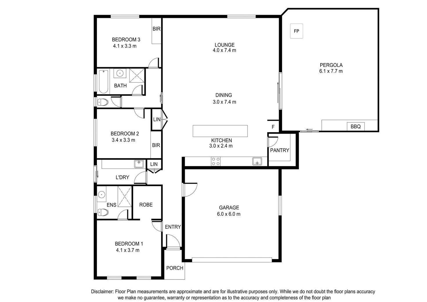 Floorplan of Homely house listing, 18 Buffalo Crescent, Mount Gambier SA 5290