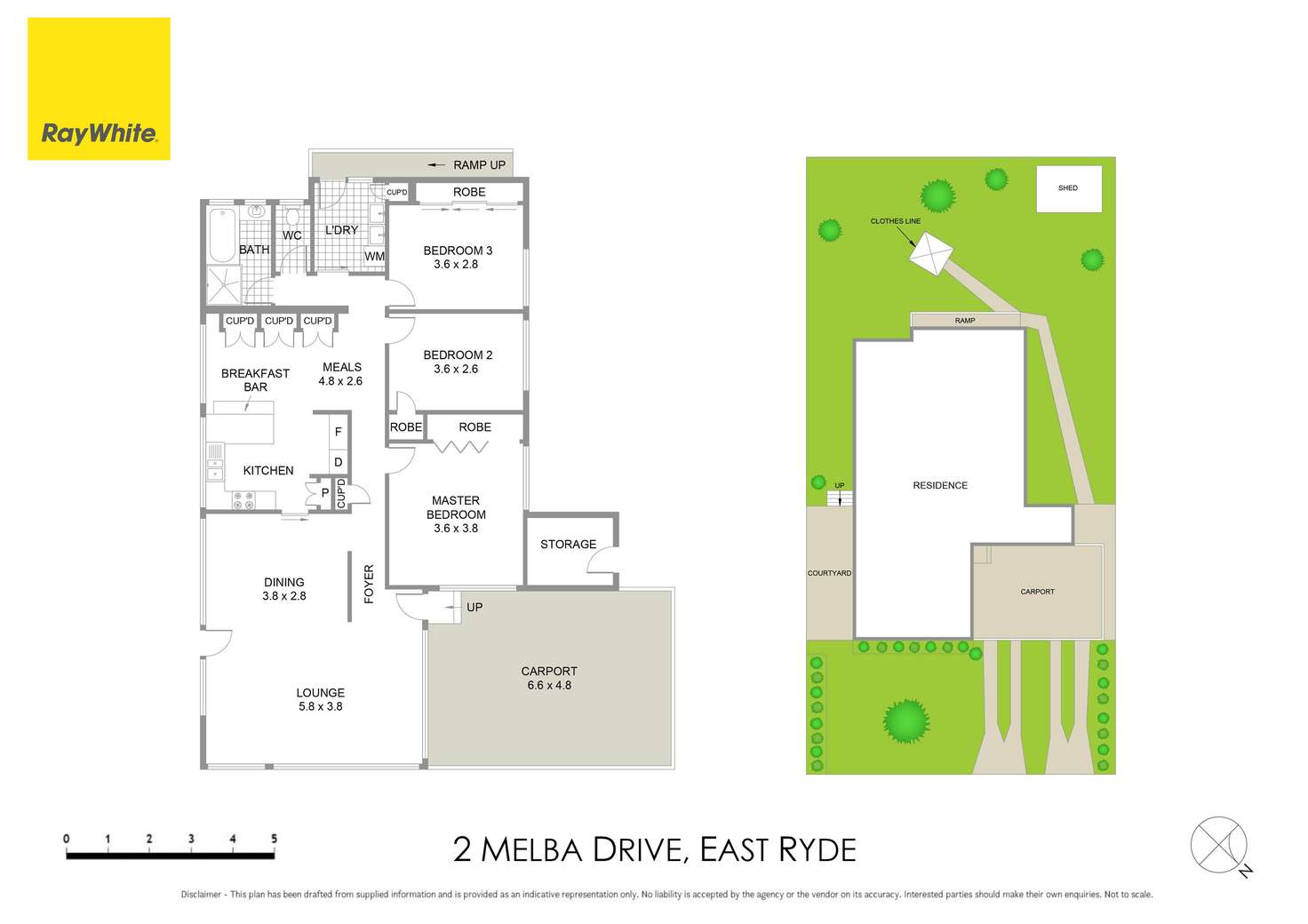 Floorplan of Homely house listing, 2 Melba Drive, East Ryde NSW 2113