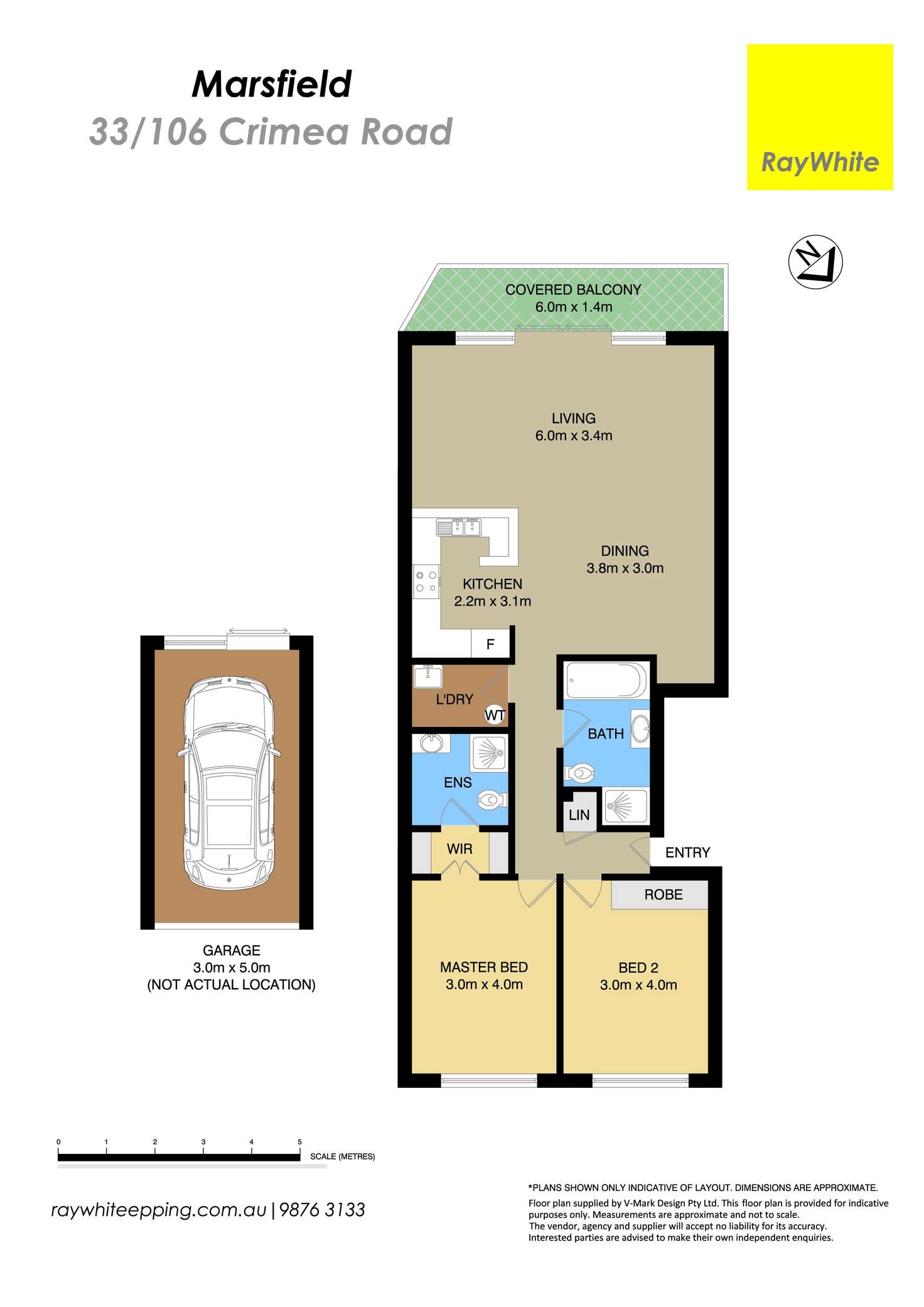 Floorplan of Homely unit listing, 33/106 Crimea Road, Marsfield NSW 2122