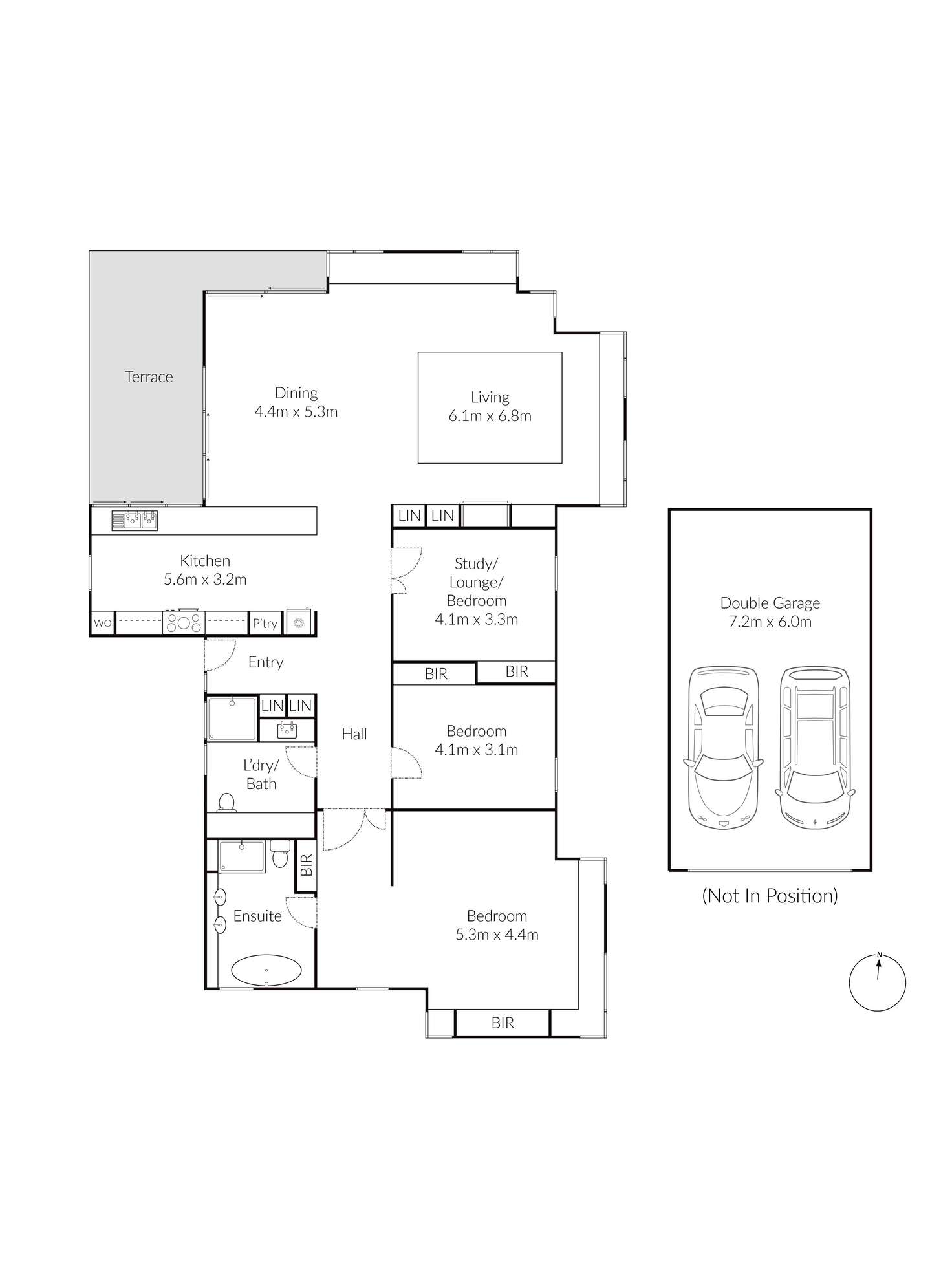 Floorplan of Homely apartment listing, 4/1 Riverview Road, Avalon Beach NSW 2107