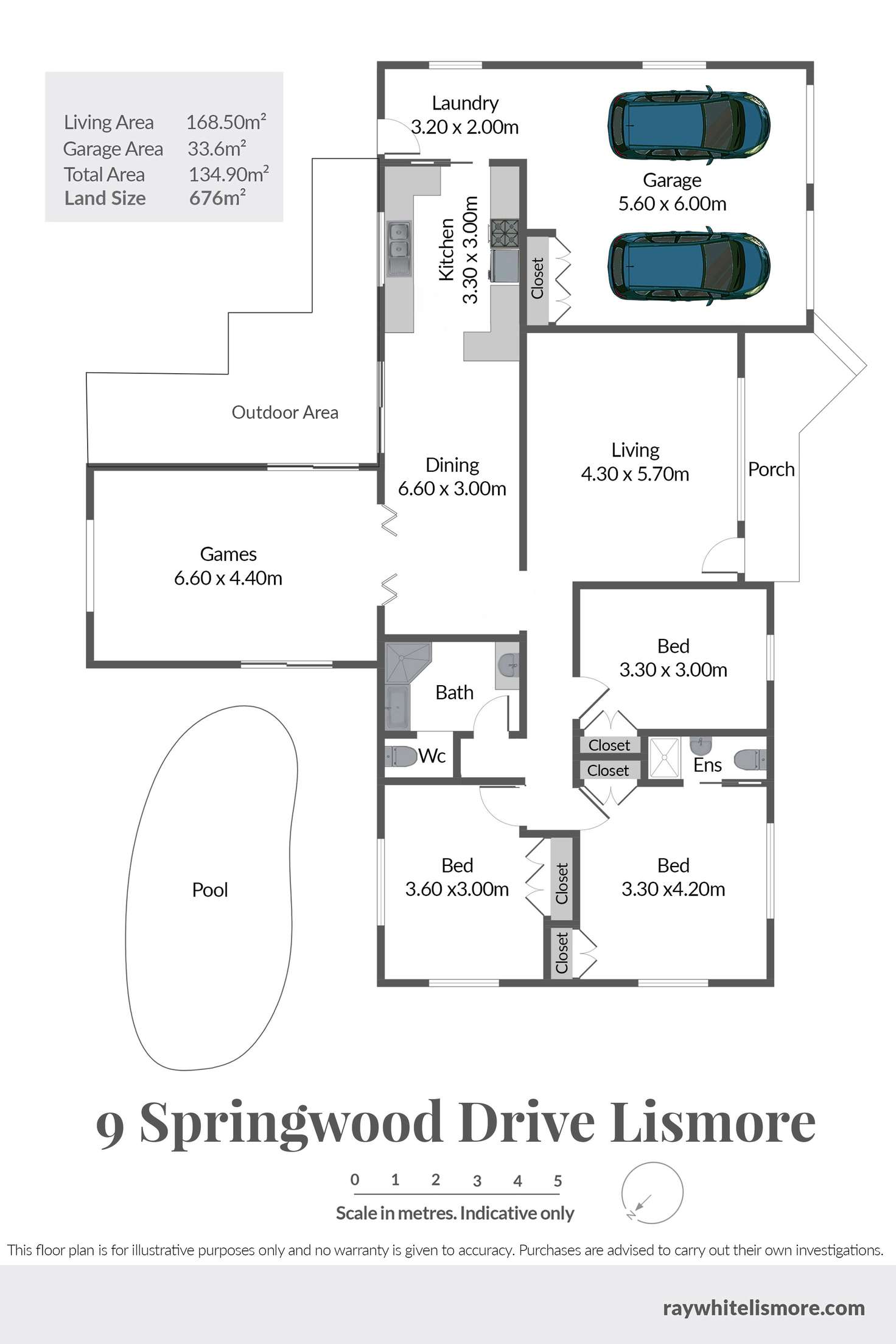 Floorplan of Homely house listing, 9 Springwood Drive, Lismore NSW 2480