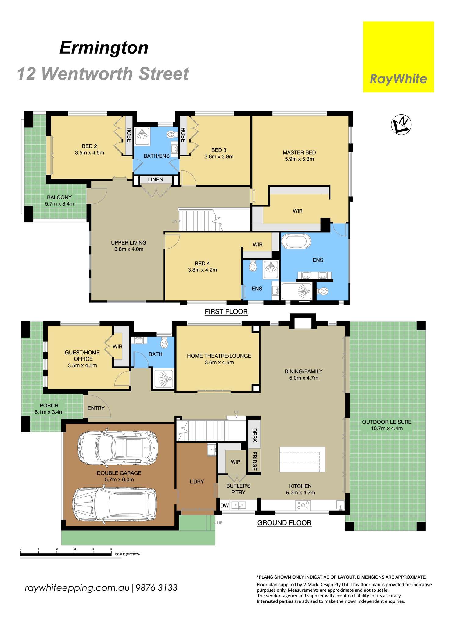 Floorplan of Homely house listing, 12 Wentworth Street, Ermington NSW 2115