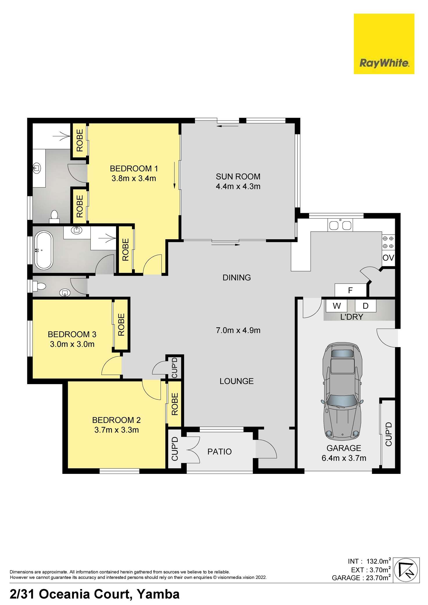 Floorplan of Homely house listing, 2/31 Oceania Court, Yamba NSW 2464