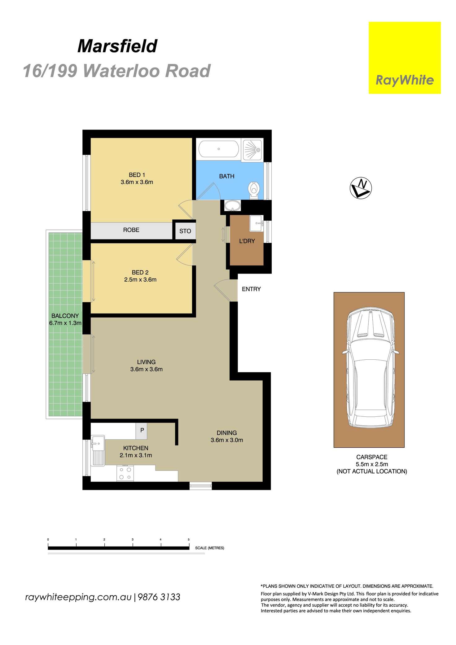 Floorplan of Homely unit listing, 16/199 Waterloo Road, Marsfield NSW 2122