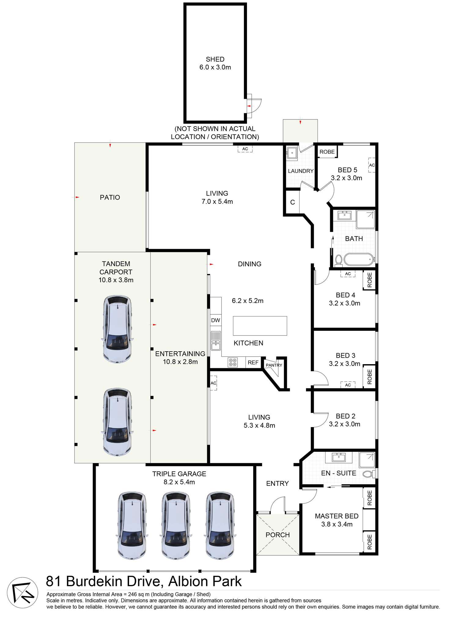 Floorplan of Homely house listing, 81 Burdekin Drive, Albion Park NSW 2527