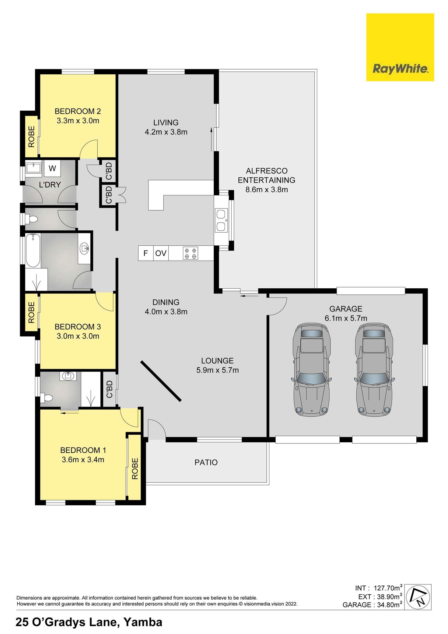 Floorplan of Homely house listing, 25 O'Gradys Lane, Yamba NSW 2464