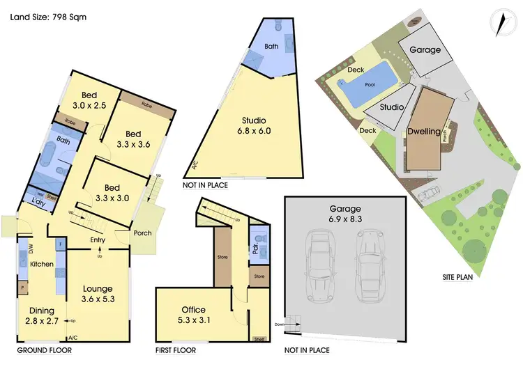 Floorplan of Homely house listing, 96 Lambert Street, Diamond Creek VIC 3089