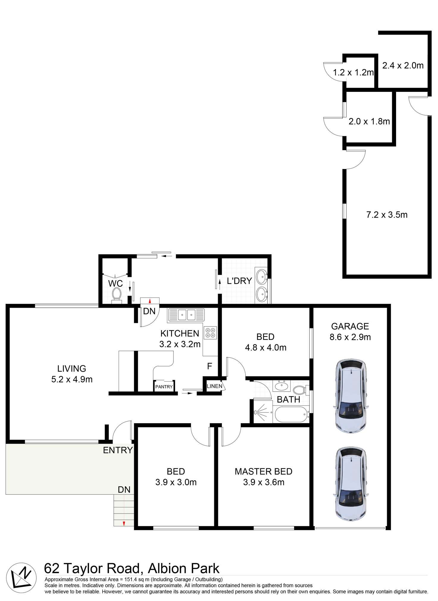 Floorplan of Homely house listing, 62 Taylor Road, Albion Park NSW 2527