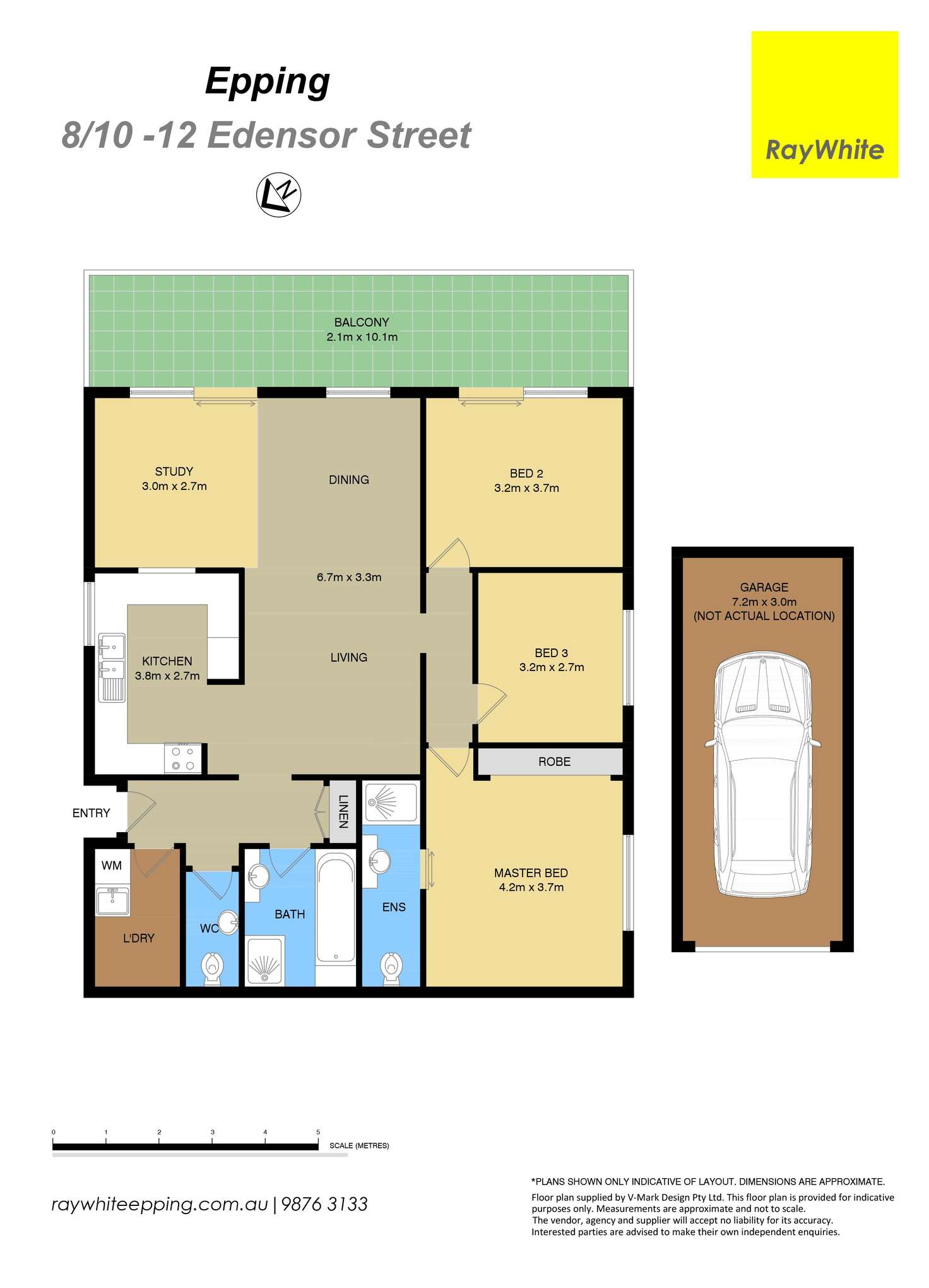 Floorplan of Homely unit listing, 8/10-12 Edensor Street, Epping NSW 2121