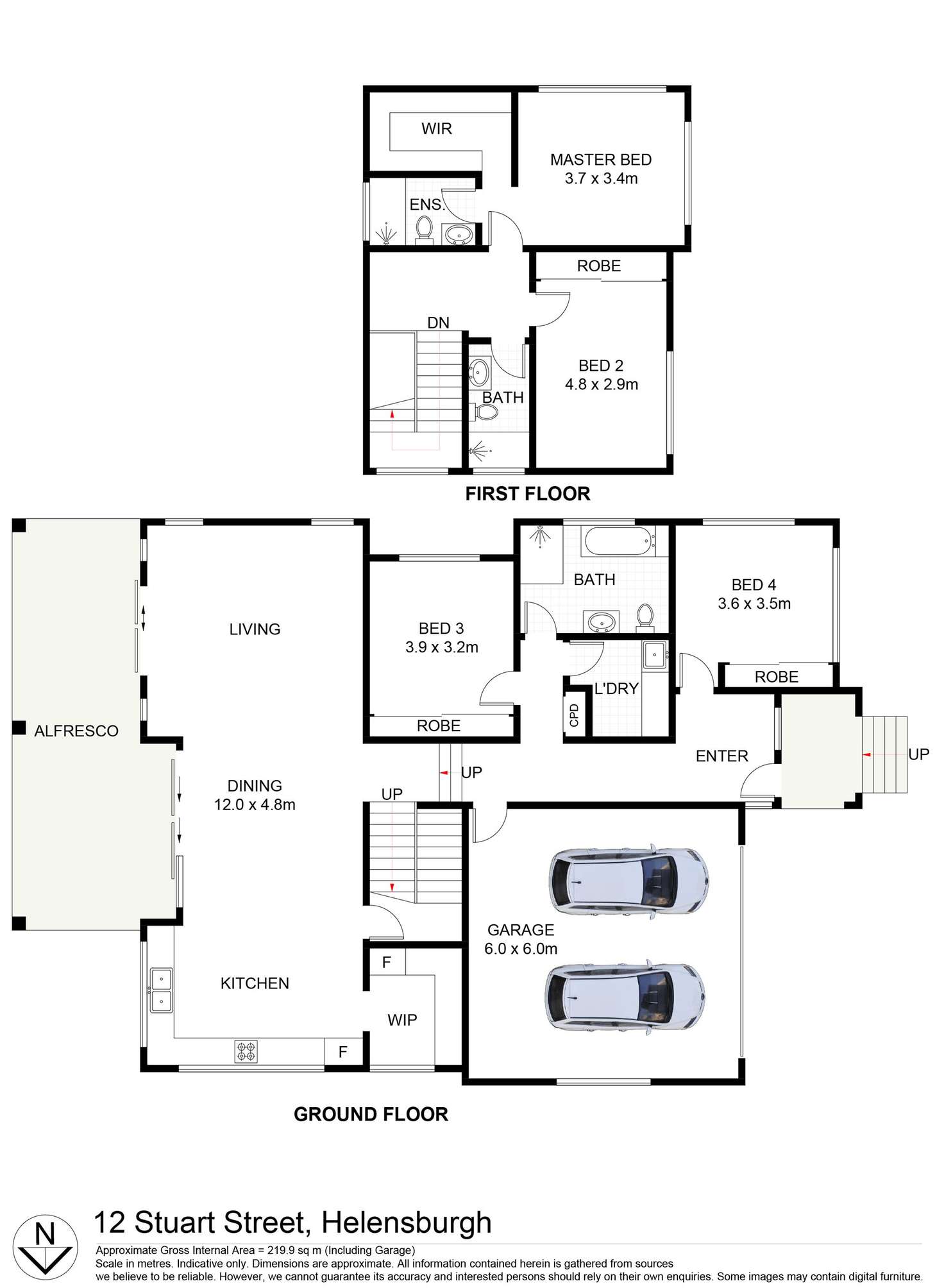 Floorplan of Homely house listing, 12 Stuart Street, Helensburgh NSW 2508