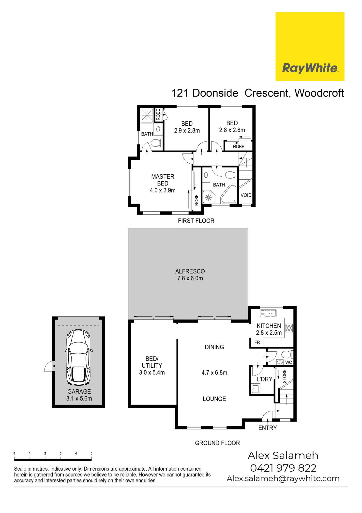 Floorplan of Homely house listing, 121 Doonside Crescent, Woodcroft NSW 2767