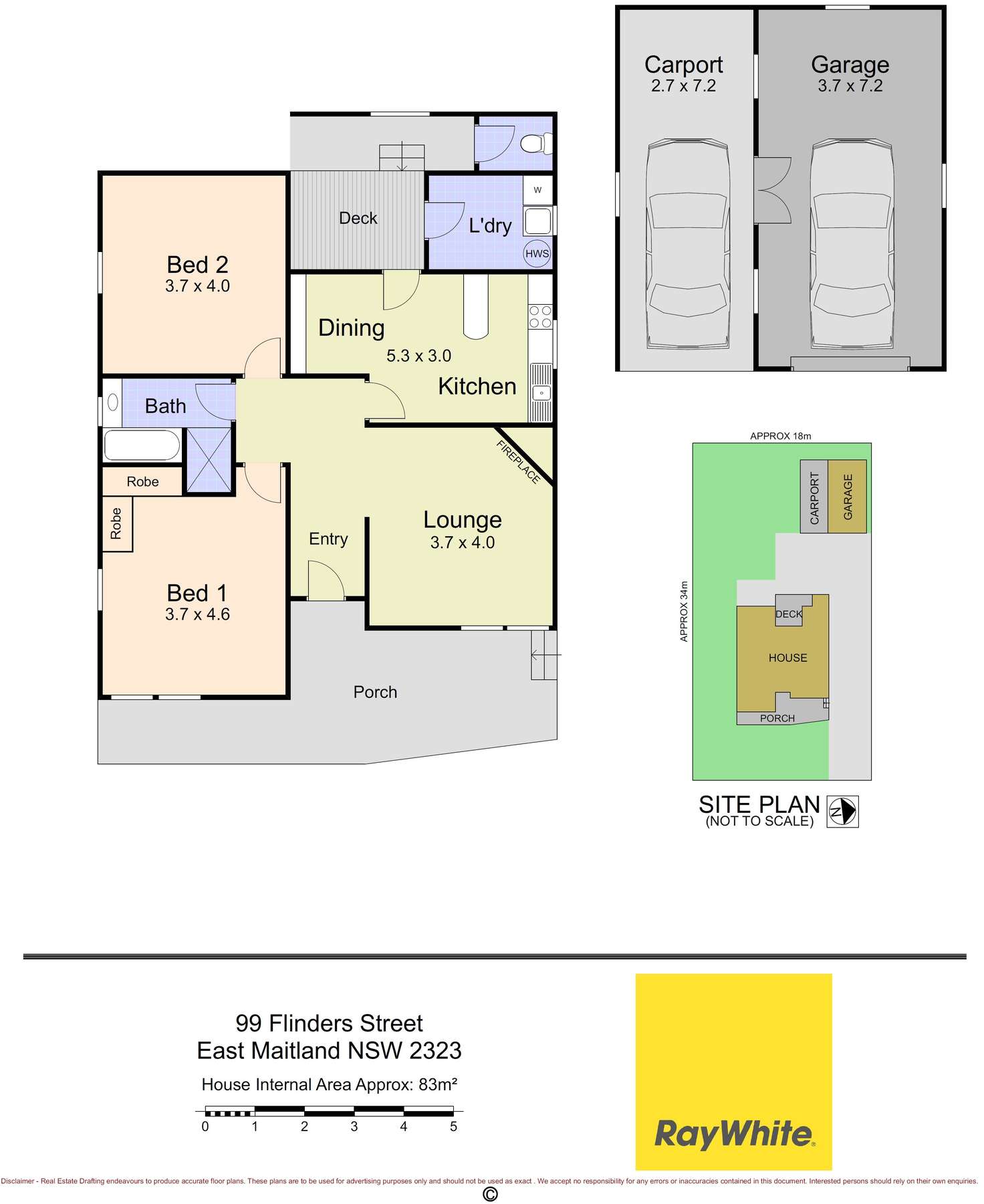 Floorplan of Homely house listing, 99 Flinders Street, East Maitland NSW 2323