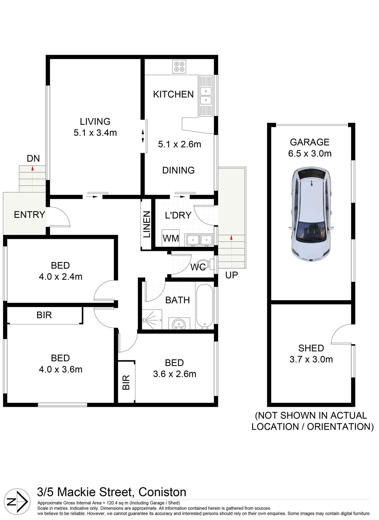 Floorplan of Homely house listing, 5 Mackie Street, Coniston NSW 2500