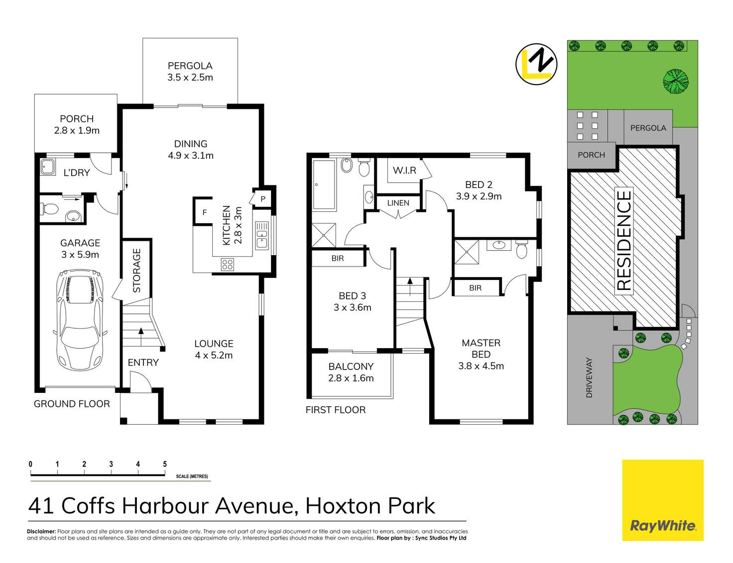 Floorplan of Homely house listing, 41 Coffs Harbour Avenue, Hoxton Park NSW 2171