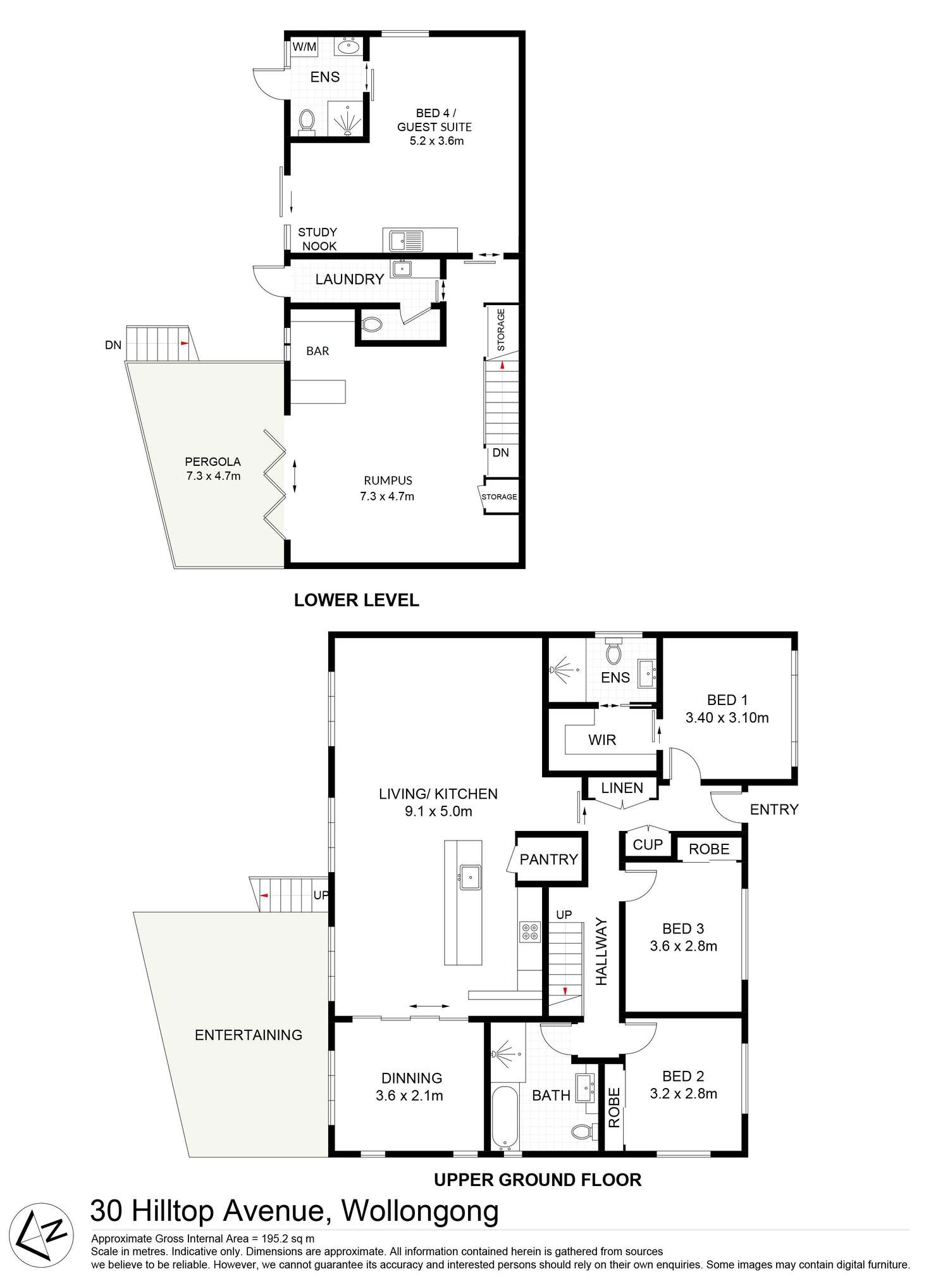 Floorplan of Homely house listing, 30 Hilltop Avenue, Wollongong NSW 2500
