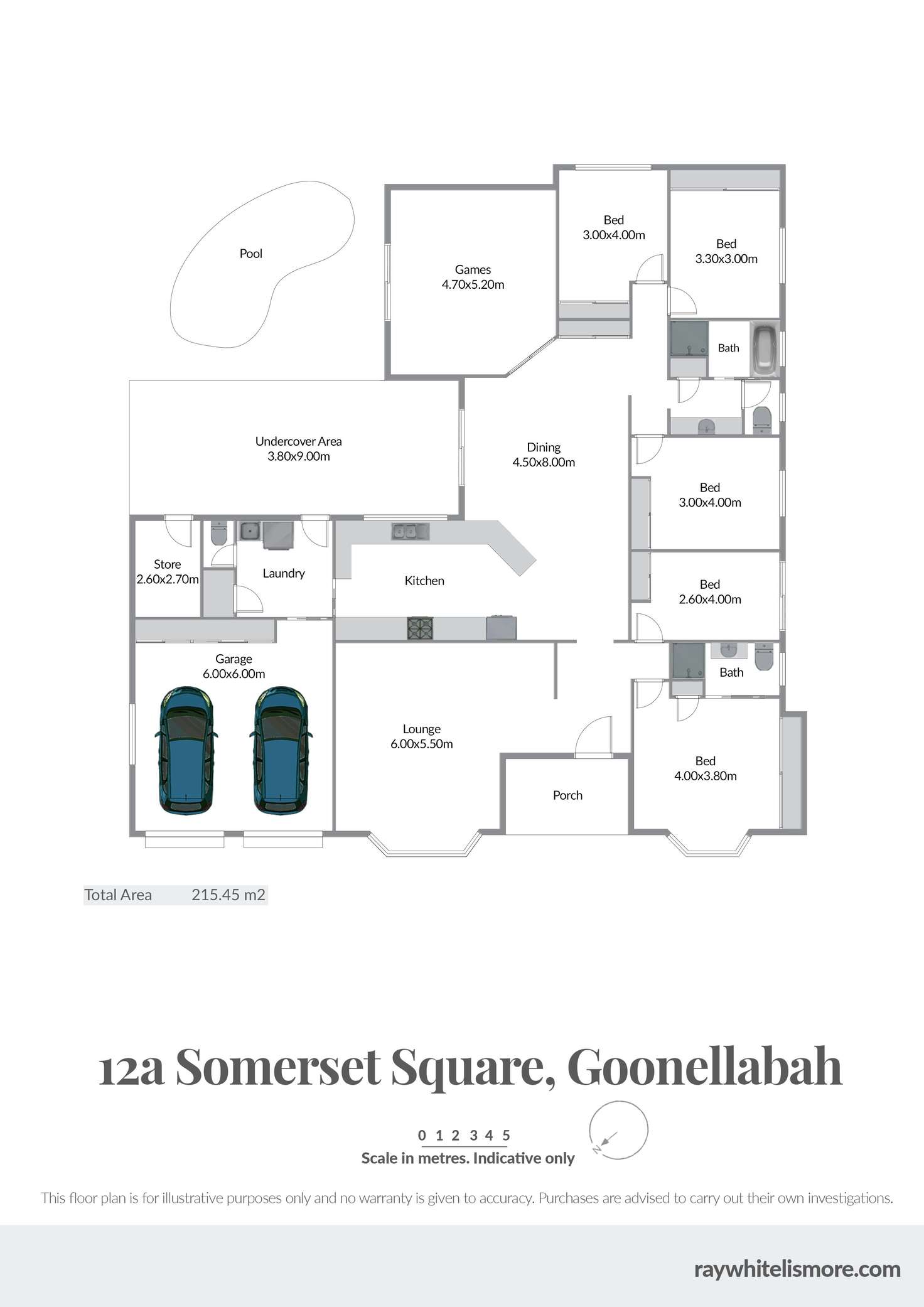 Floorplan of Homely house listing, 12a Somerset Square, Goonellabah NSW 2480
