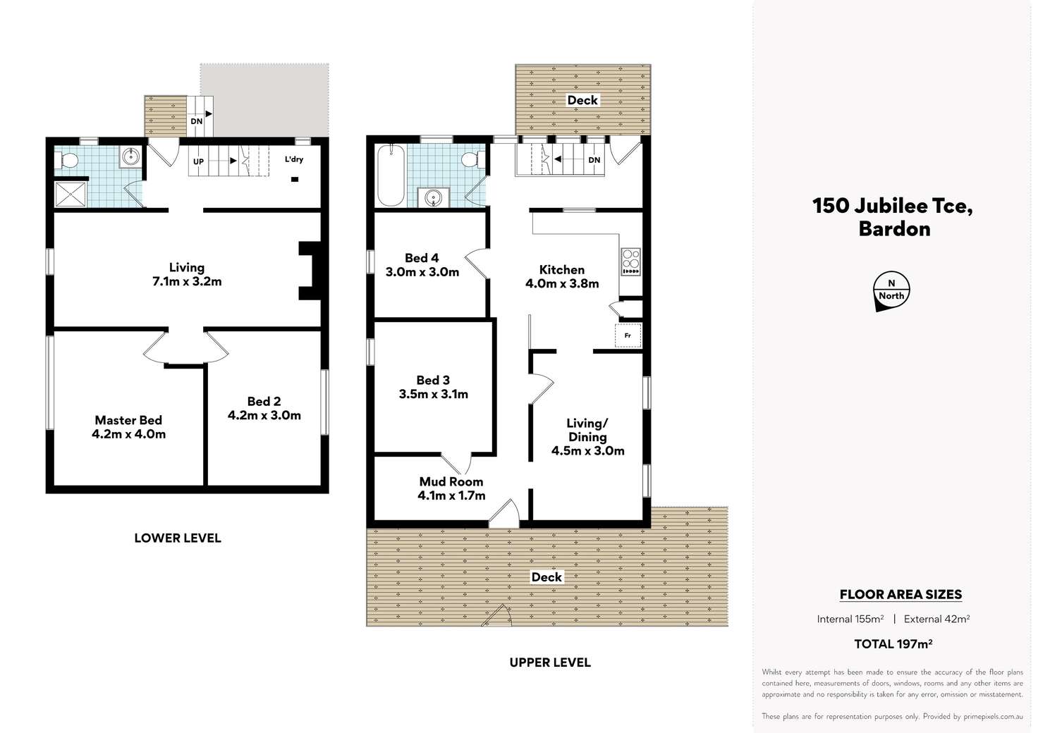 Floorplan of Homely house listing, 150 Jubilee Terrace, Bardon QLD 4065