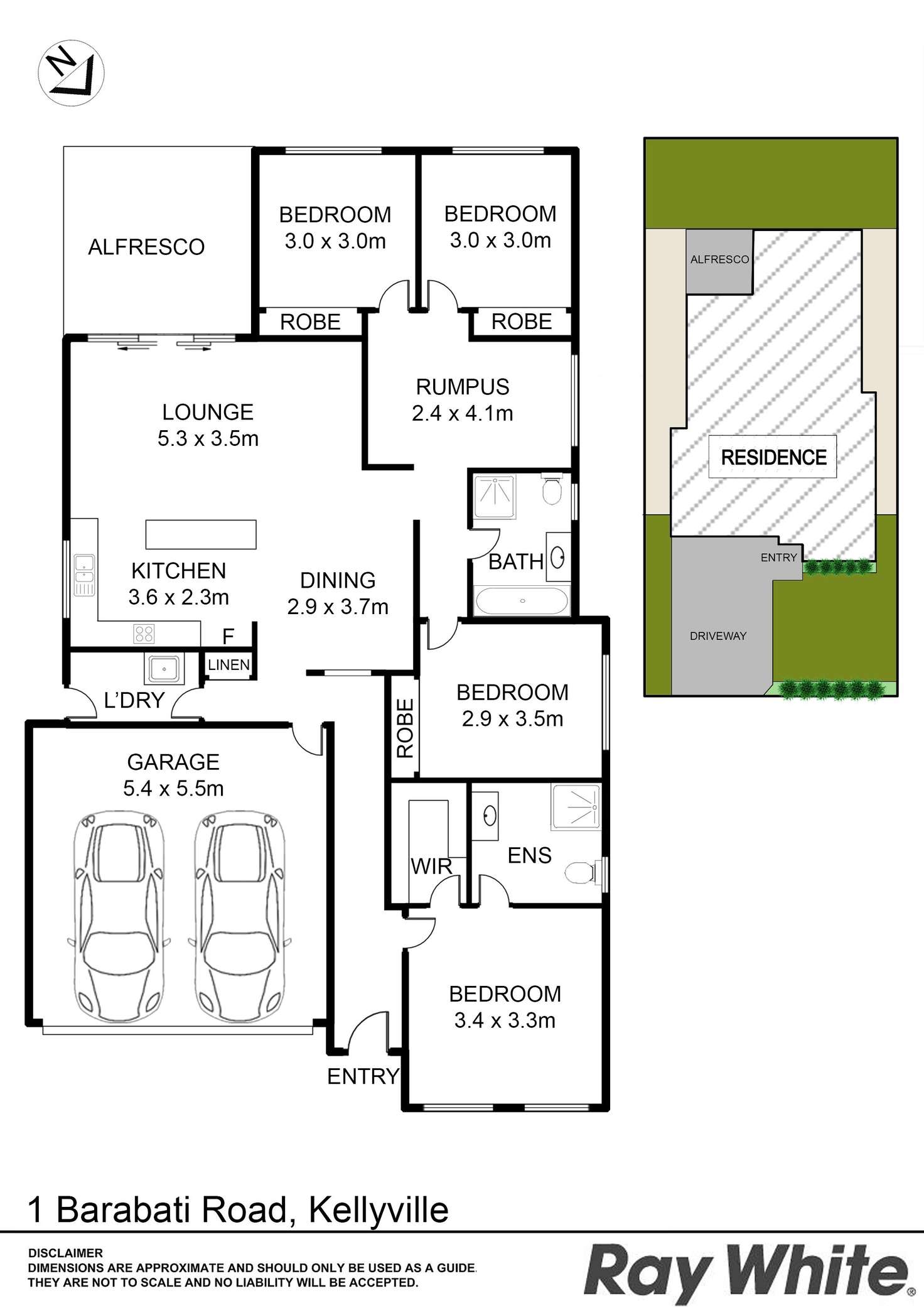 Floorplan of Homely house listing, 1 Barabati Road, North Kellyville NSW 2155
