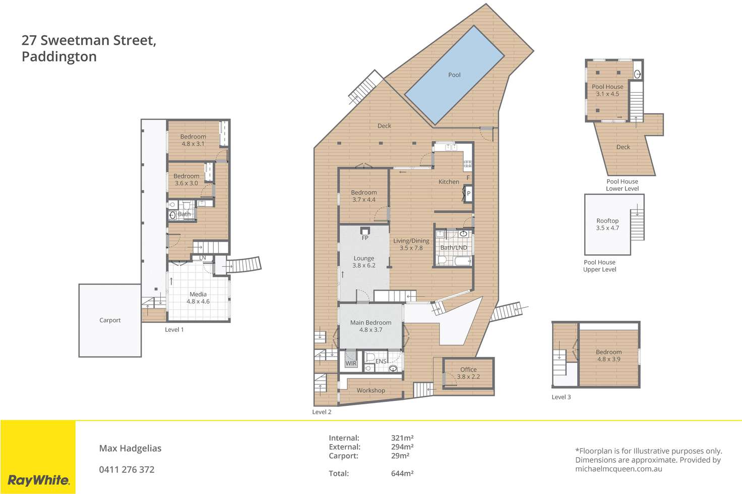 Floorplan of Homely house listing, 27 Sweetman Street, Paddington QLD 4064