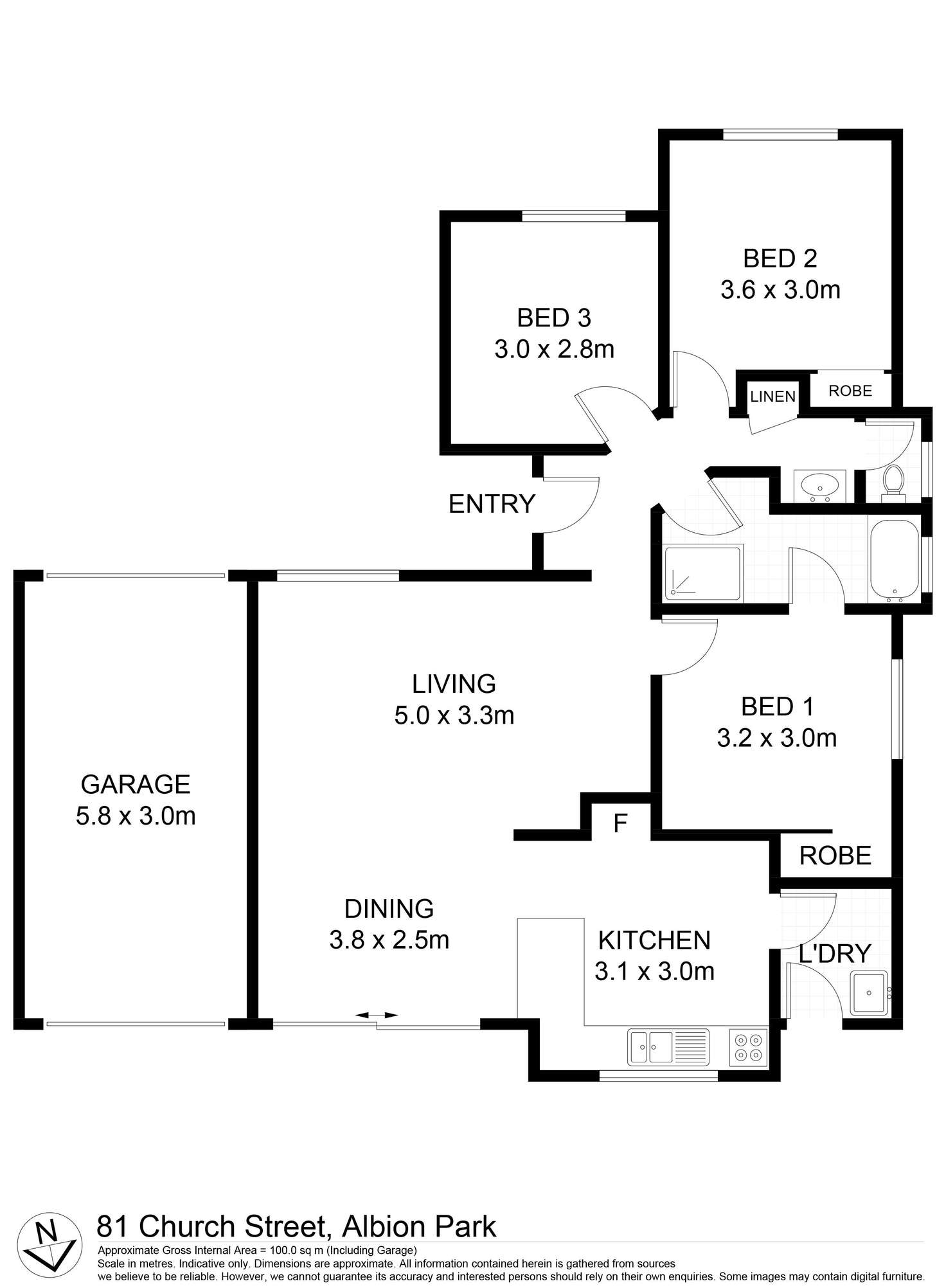 Floorplan of Homely house listing, 81 Church Street, Albion Park NSW 2527