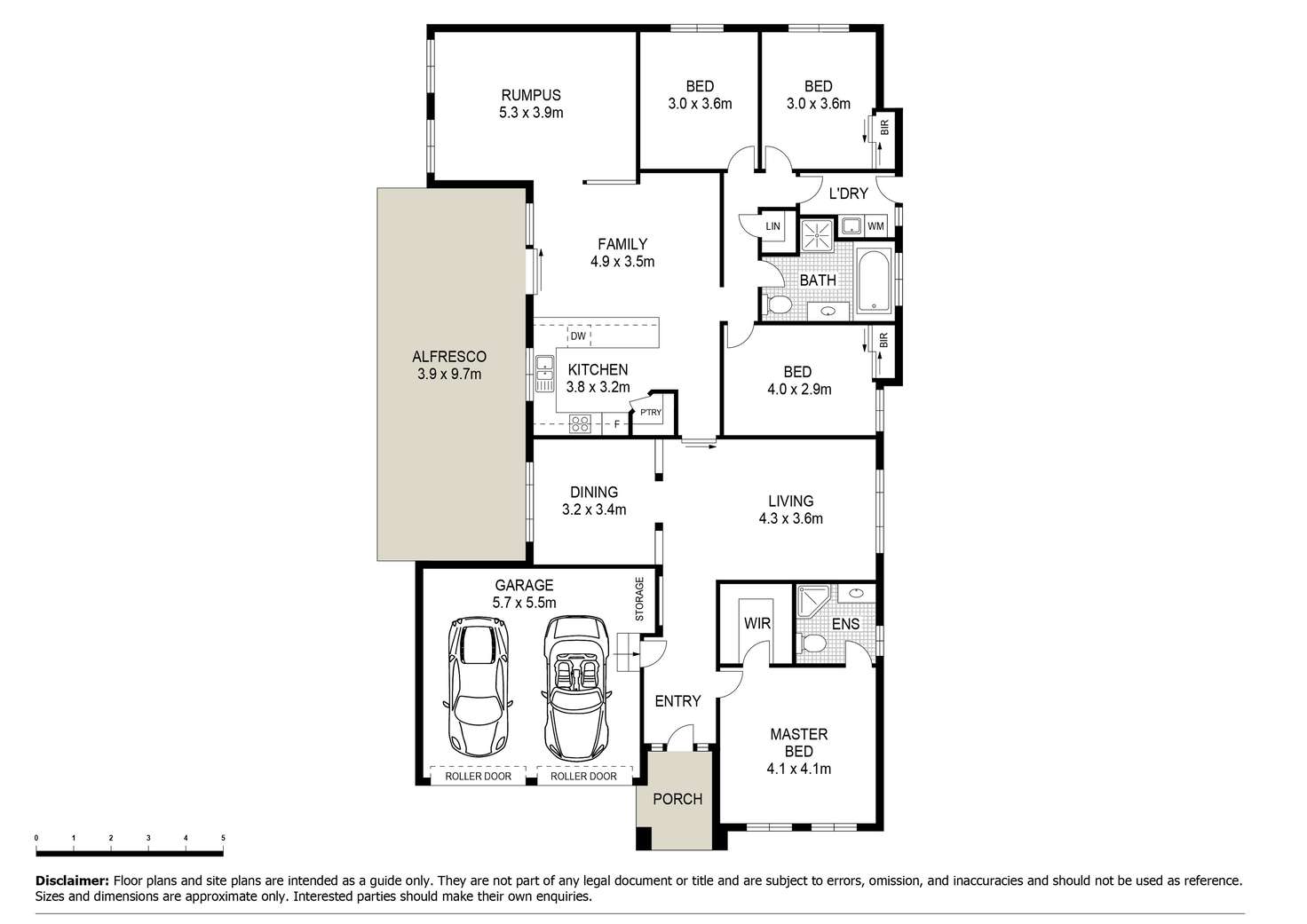 Floorplan of Homely house listing, 27 Honeyeater Crescent, Beaumont Hills NSW 2155